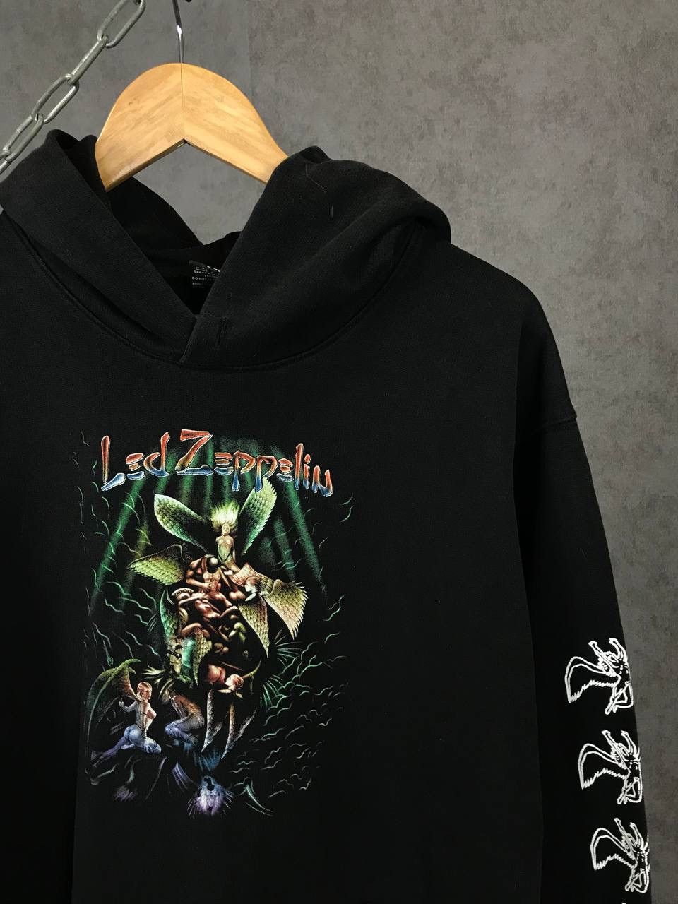 Band Tees Led Zeppelin sex porno vintage overprinted band hoodie Size US L / EU 52-54 / 3 - 3 Thumbnail