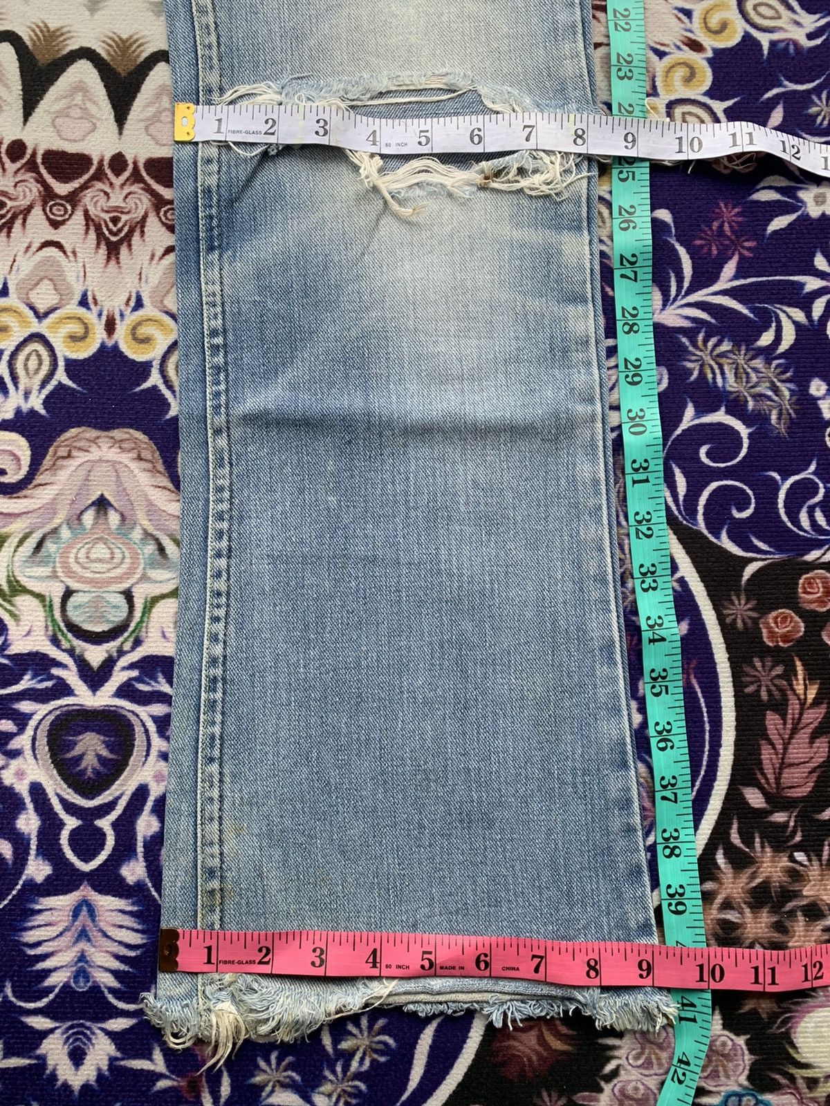 Lee Vintage 70’s Lee Raiders Distressed Denim Size US 30 / EU 46 - 10 Thumbnail