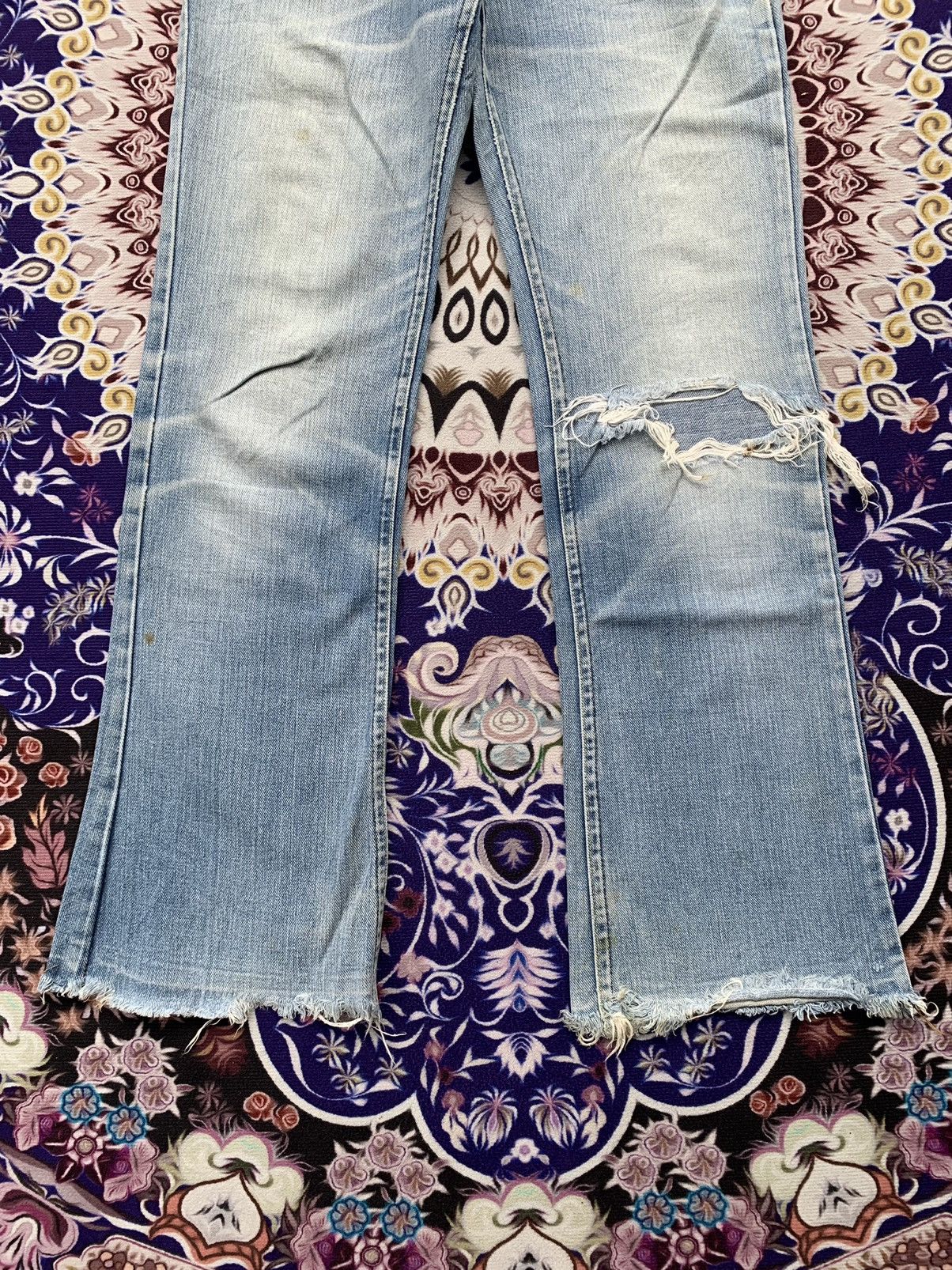 Lee Vintage 70’s Lee Raiders Distressed Denim Size US 30 / EU 46 - 2 Thumbnail
