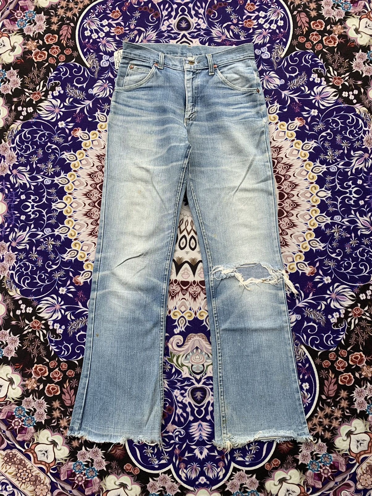 Lee Vintage 70’s Lee Raiders Distressed Denim Size US 30 / EU 46 - 1 Thumbnail