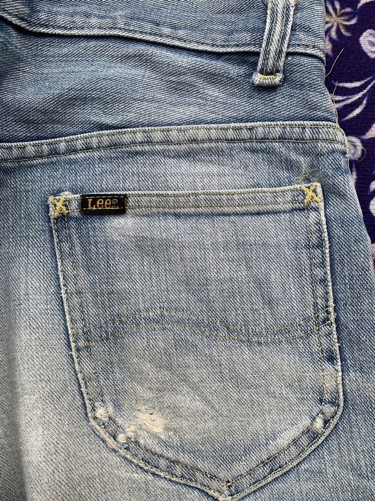 Lee Vintage 70’s Lee Raiders Distressed Denim Size US 30 / EU 46 - 9 Thumbnail