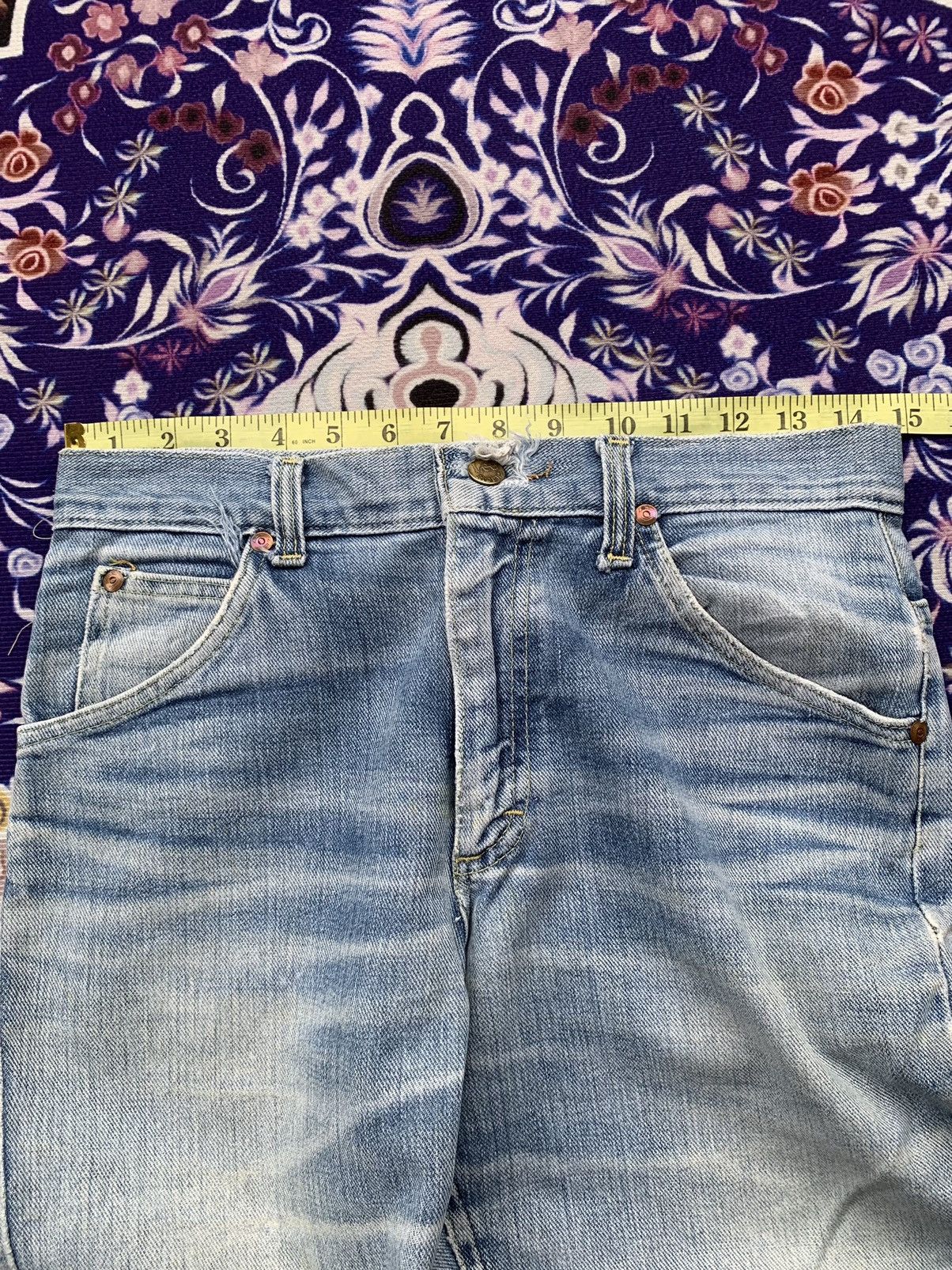Lee Vintage 70’s Lee Raiders Distressed Denim Size US 30 / EU 46 - 12 Thumbnail