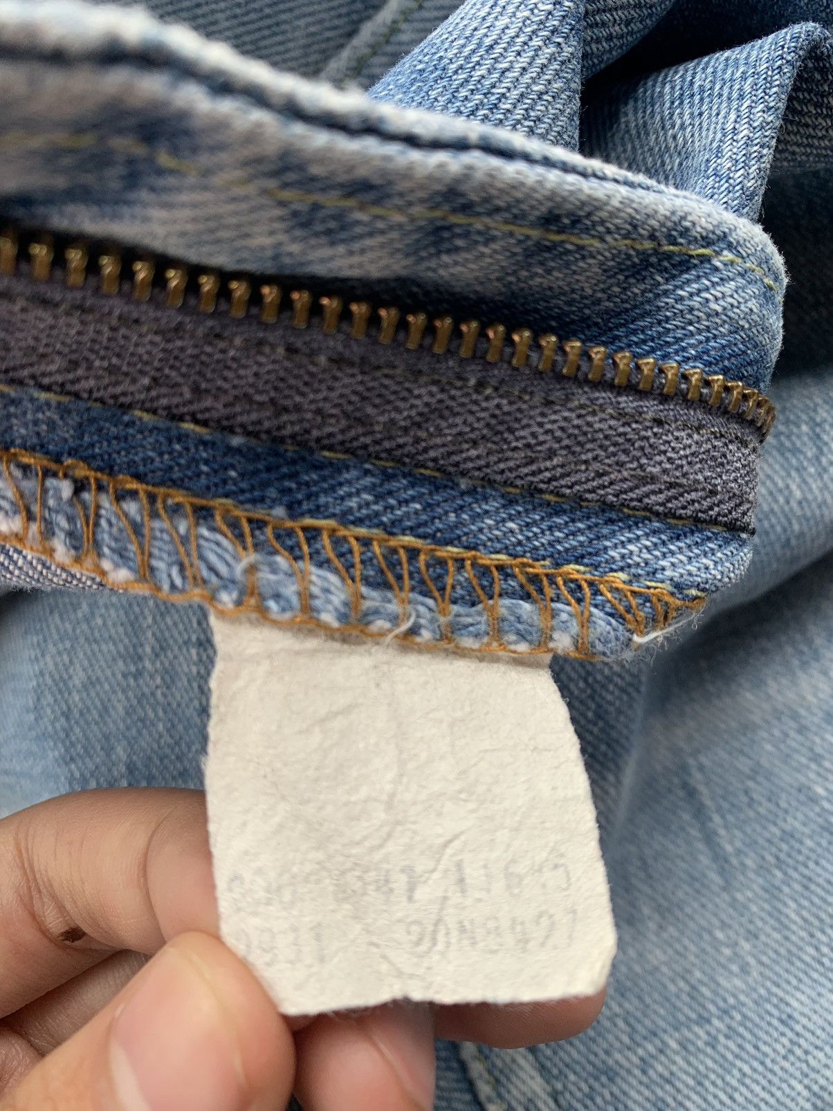Lee Vintage 70’s Lee Raiders Distressed Denim Size US 30 / EU 46 - 5 Thumbnail