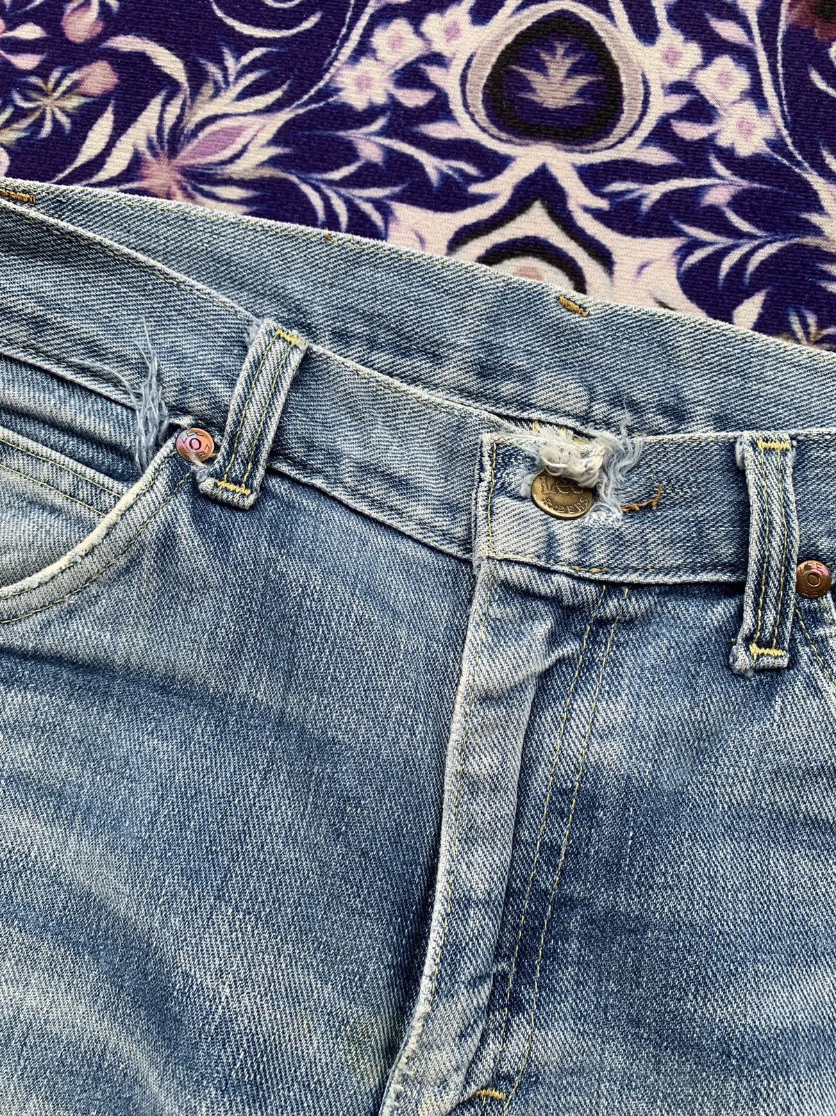 Lee Vintage 70’s Lee Raiders Distressed Denim Size US 30 / EU 46 - 4 Thumbnail