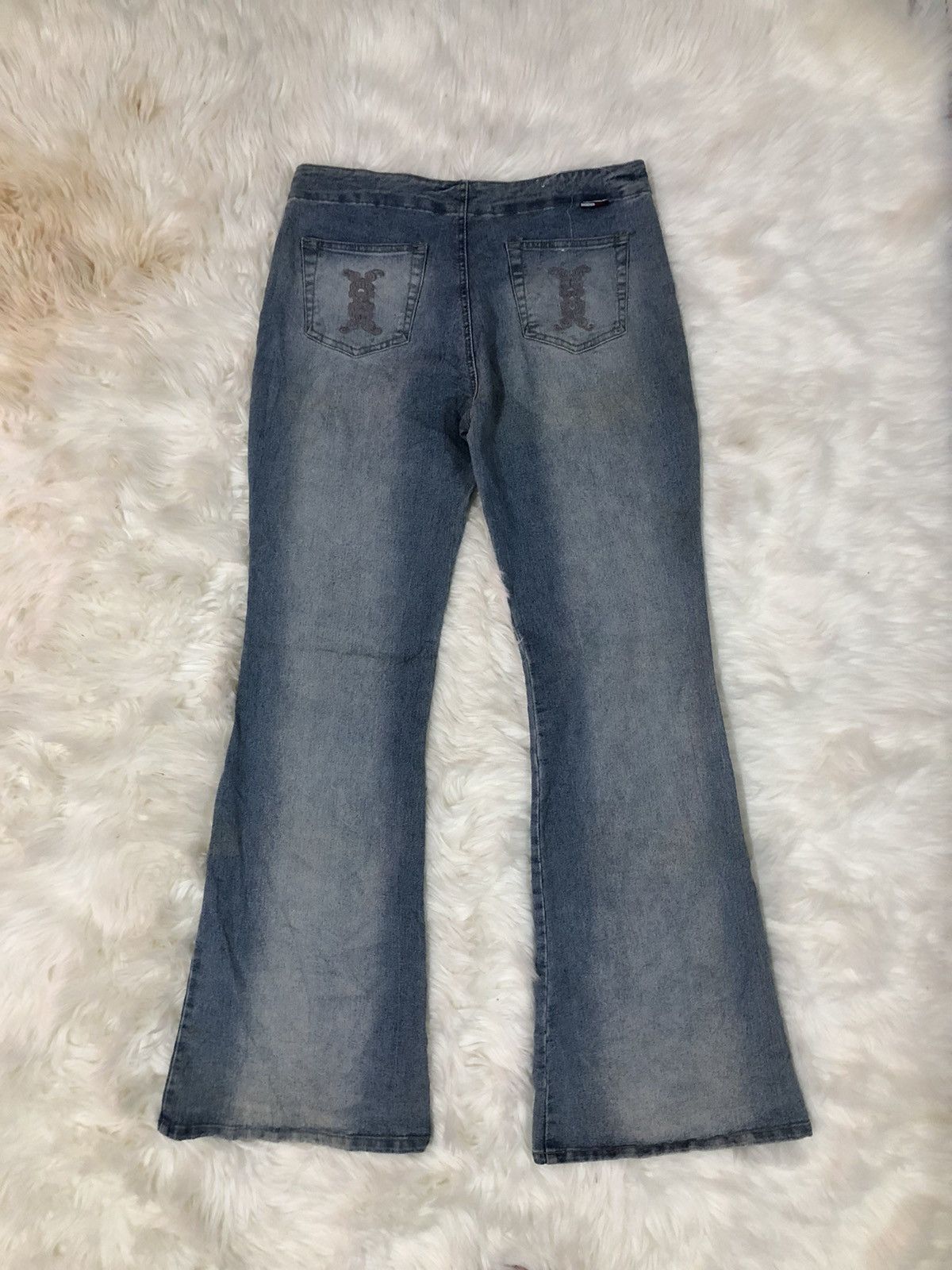 Tommy Hilfiger × Vintage Vintage Tommy Hilfiger embroider Bootcut flare jeans Size US 32 / EU 48 - 7 Thumbnail