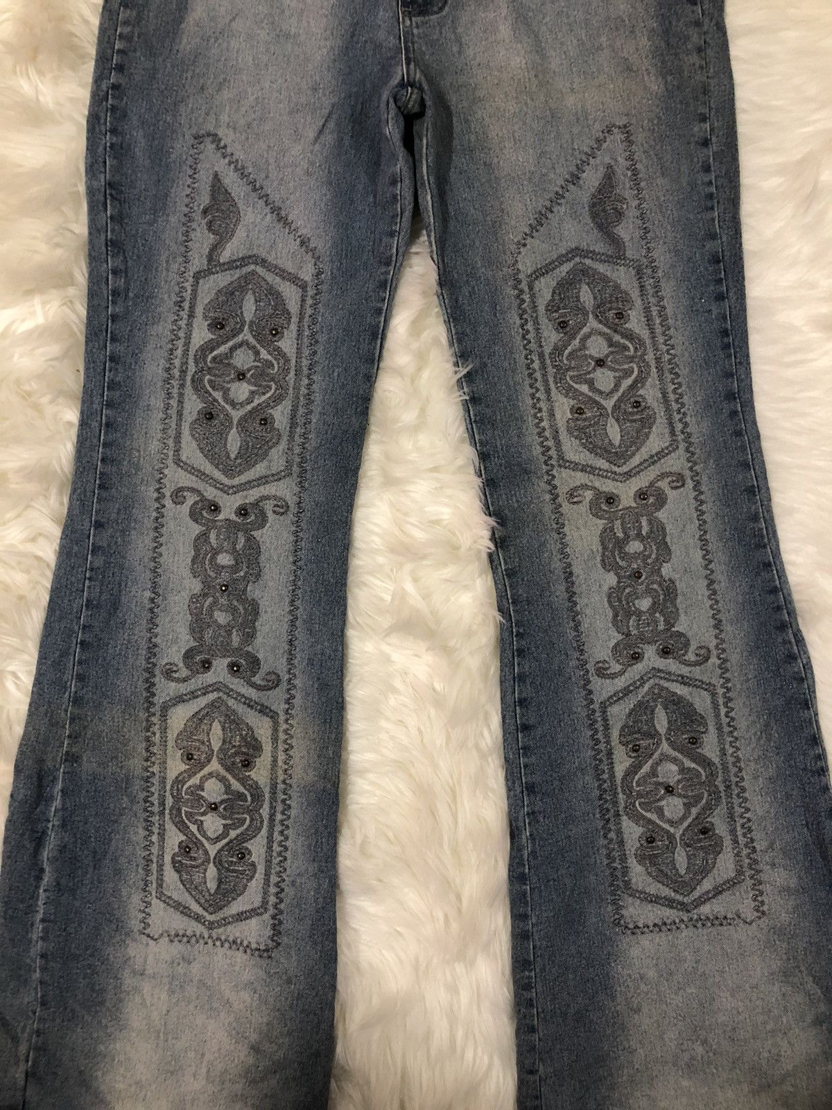 Tommy Hilfiger × Vintage Vintage Tommy Hilfiger embroider Bootcut flare jeans Size US 32 / EU 48 - 4 Thumbnail