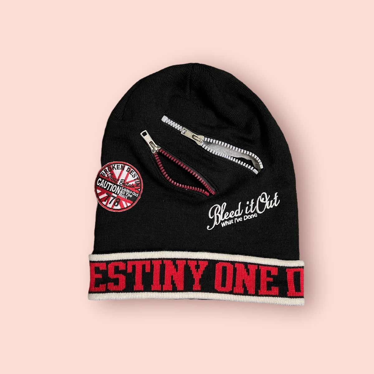 Hysteric Glamour × Japanese Brand × Seditionaries PROPAGANDA PATCHES ZIPPED POCKETS CUFFED BEANIE Size ONE SIZE - 12 Thumbnail