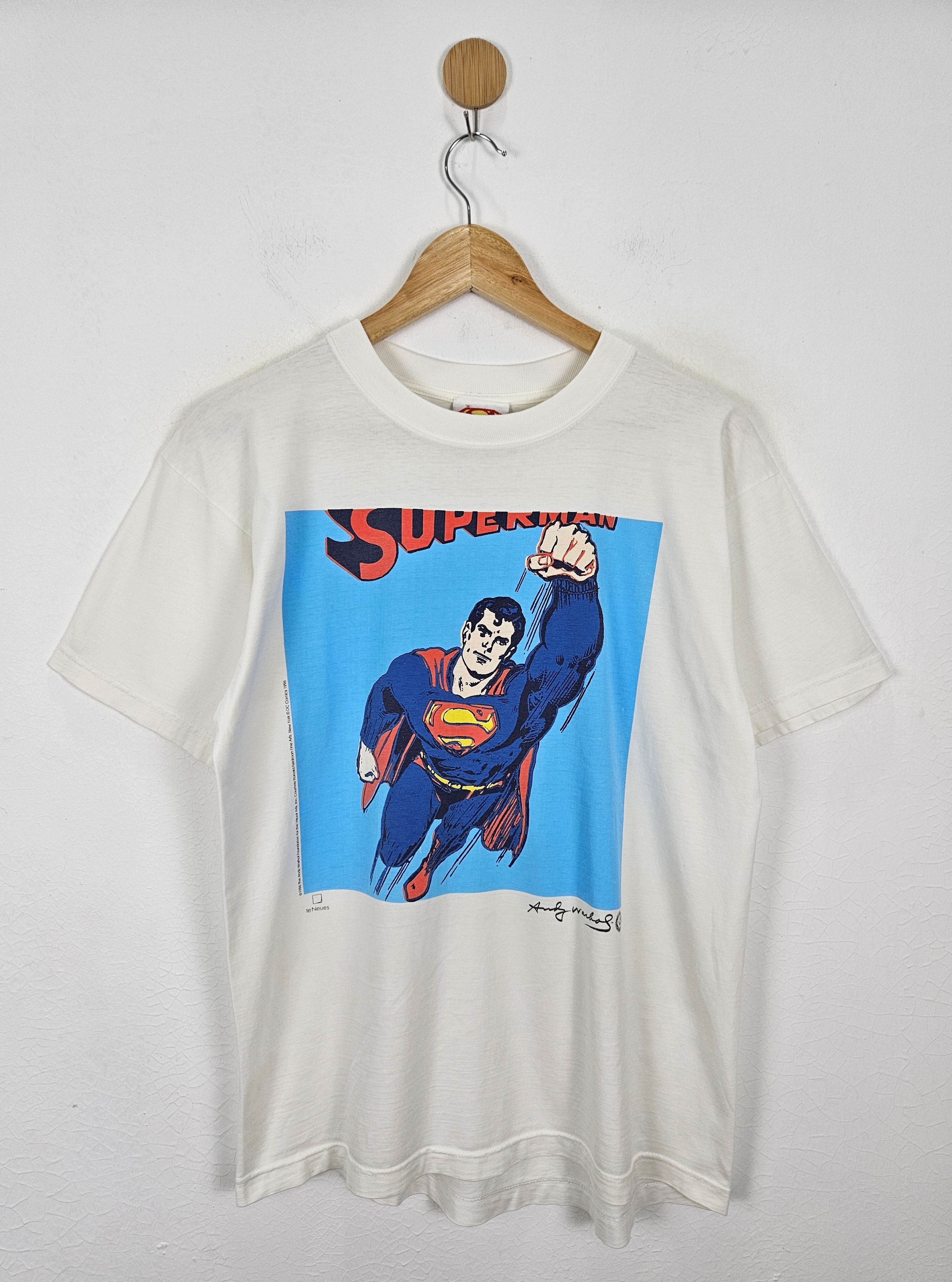 Andy Warhol Vintage 90s Andy Warhol Superman Pop art shirt Size US M / EU 48-50 / 2 - 1 Thumbnail