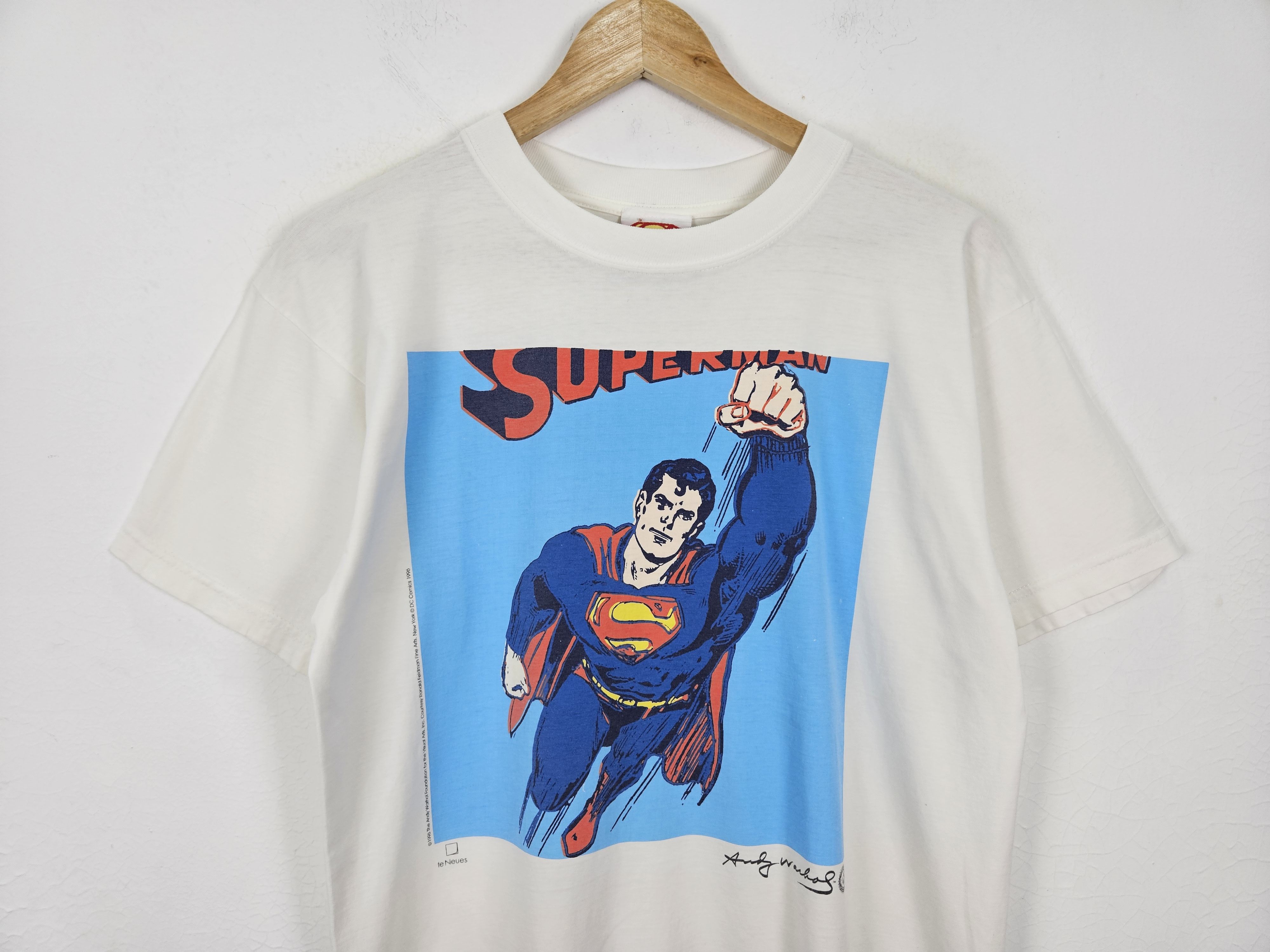 Andy Warhol Vintage 90s Andy Warhol Superman Pop art shirt Size US M / EU 48-50 / 2 - 2 Thumbnail