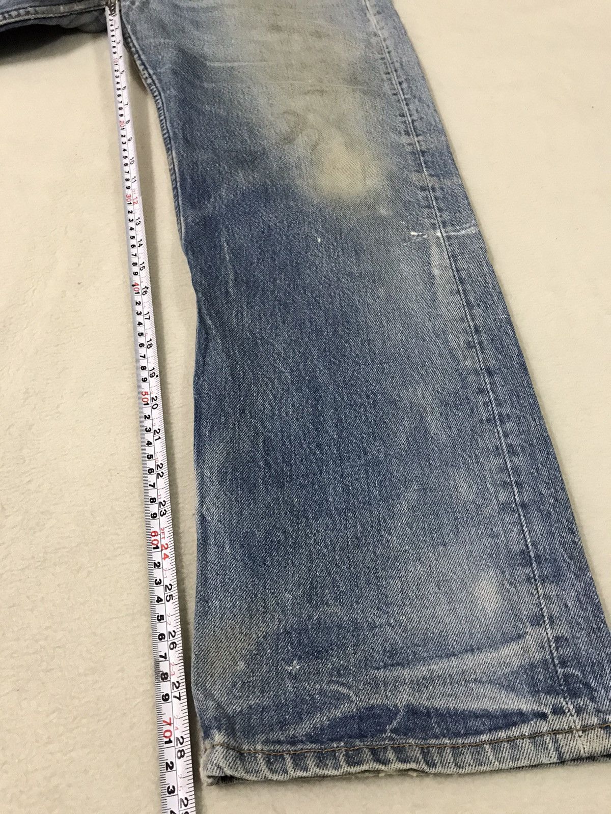 Levi's × Vintage Vintage Levi's 501xx Faded Ripped Denim Size US 34 / EU 50 - 20 Thumbnail