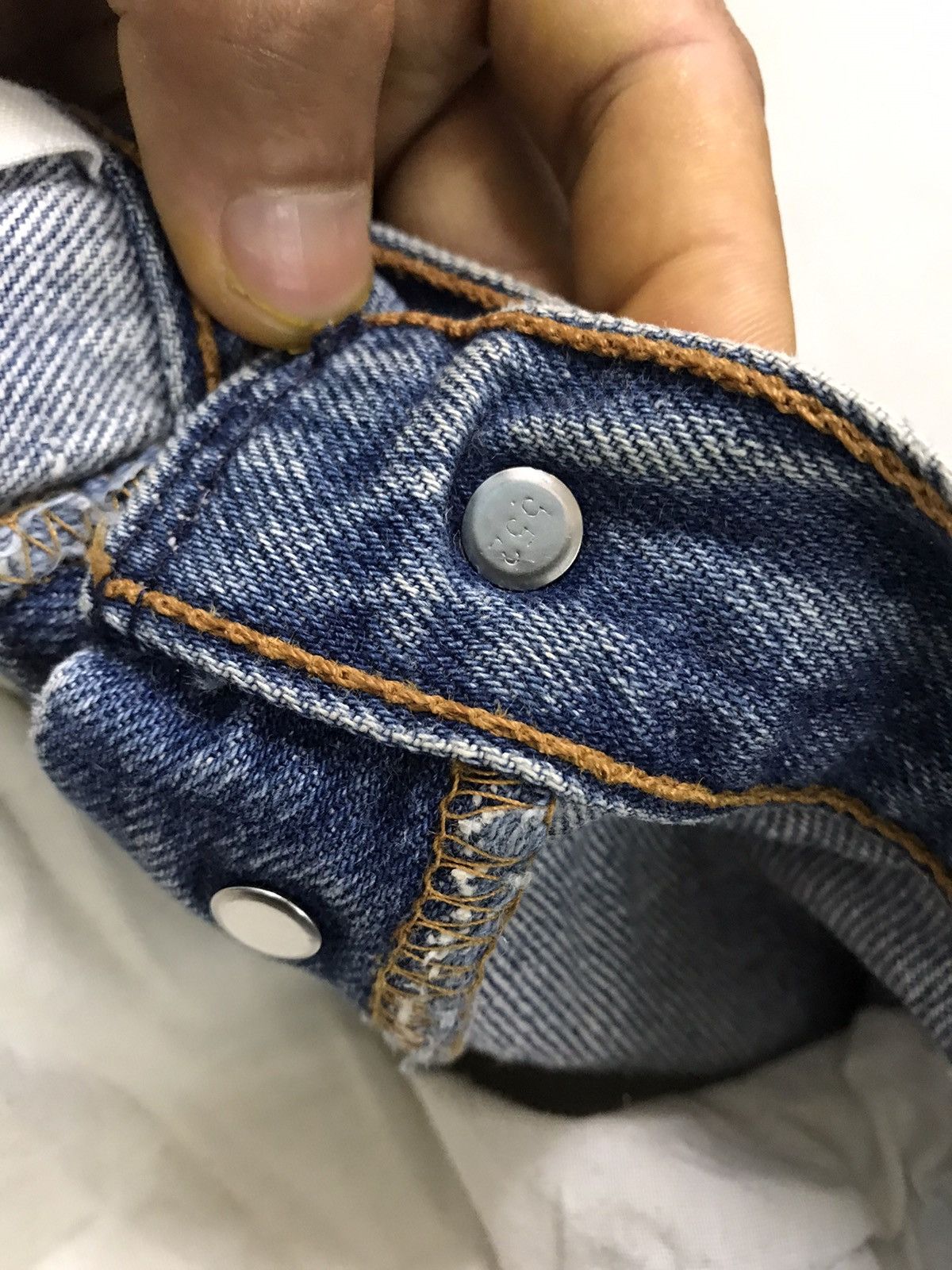 Levi's × Vintage Vintage Levi's 501xx Faded Ripped Denim Size US 34 / EU 50 - 11 Thumbnail