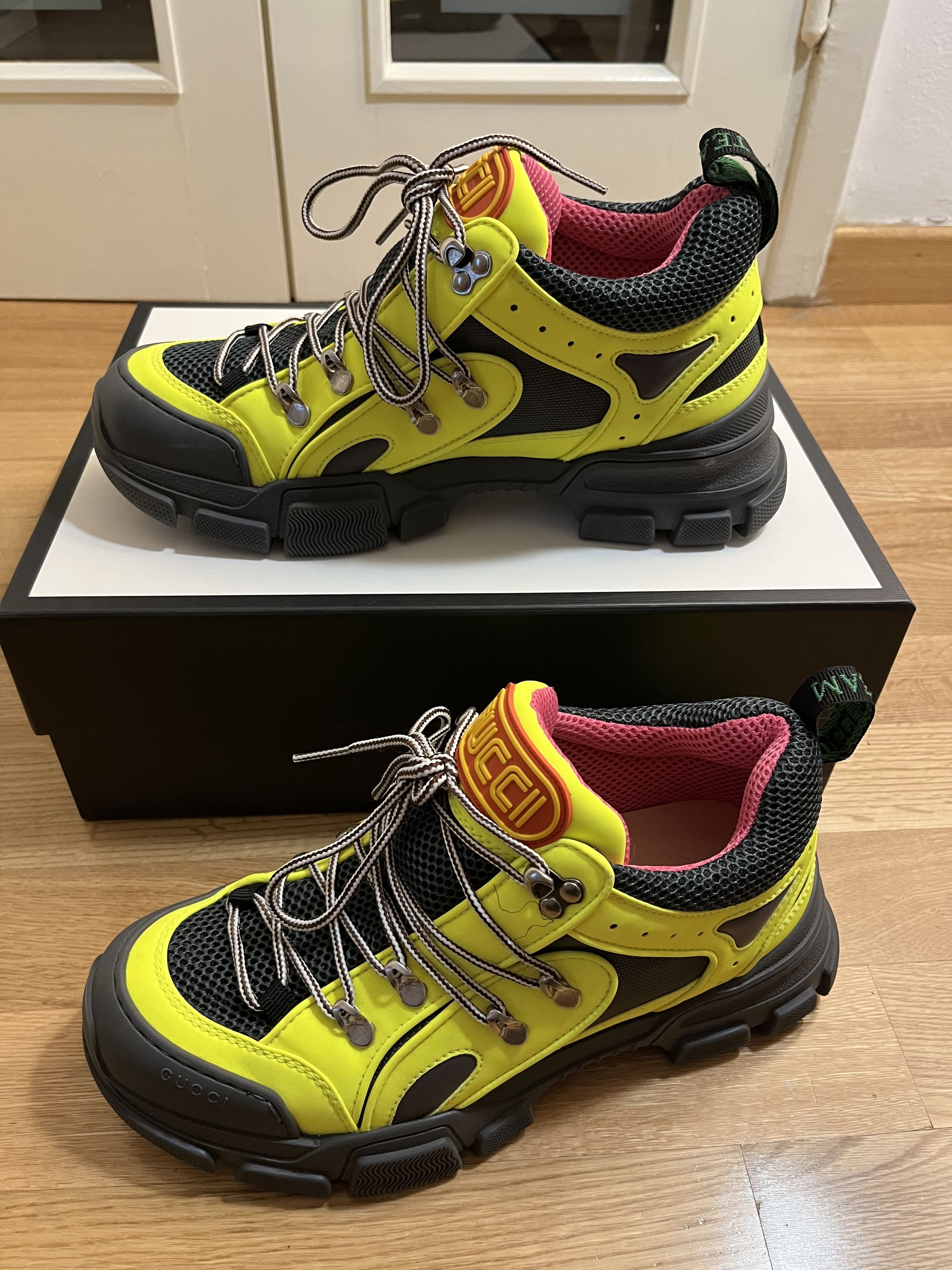 Gucci Flashtrek Sneakers (Size 7.5 UK EURO 41.5 US 8)