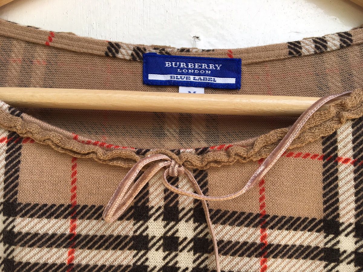 Burberry Vintage Burberry Checkered London Longsleeve Top Size S / US 4 / IT 40 - 7 Thumbnail