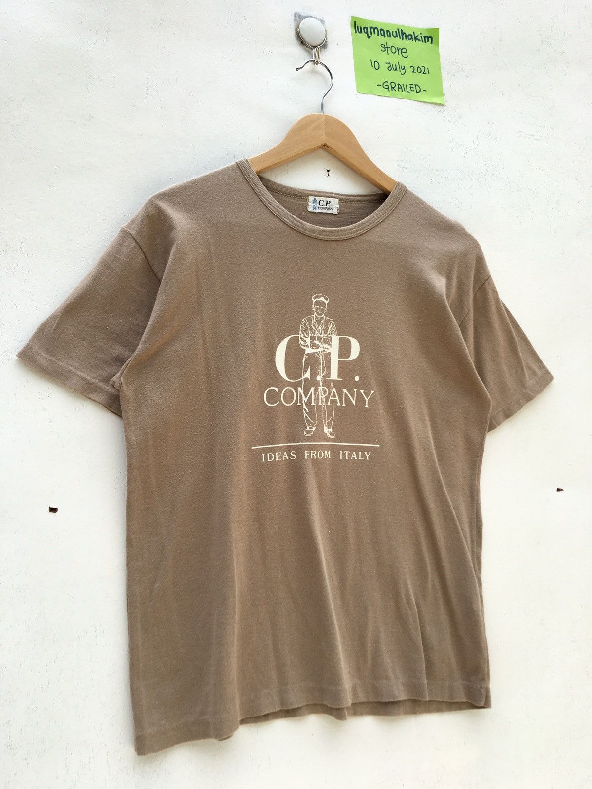C.P. Company Rare Vintage C.P Company Logo Plain Tshirt Size US S / EU 44-46 / 1 - 3 Thumbnail