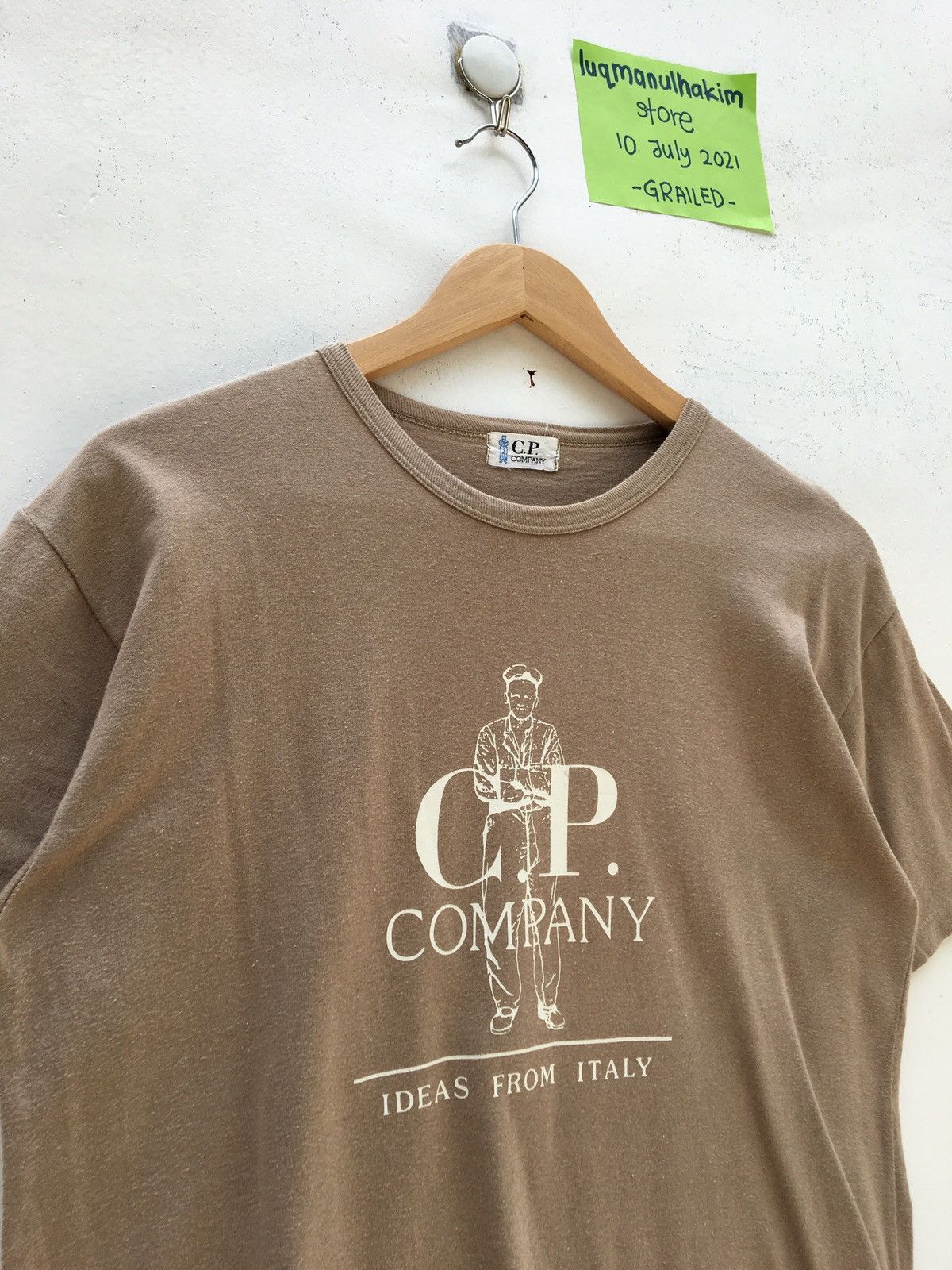 C.P. Company Rare Vintage C.P Company Logo Plain Tshirt Size US S / EU 44-46 / 1 - 6 Thumbnail