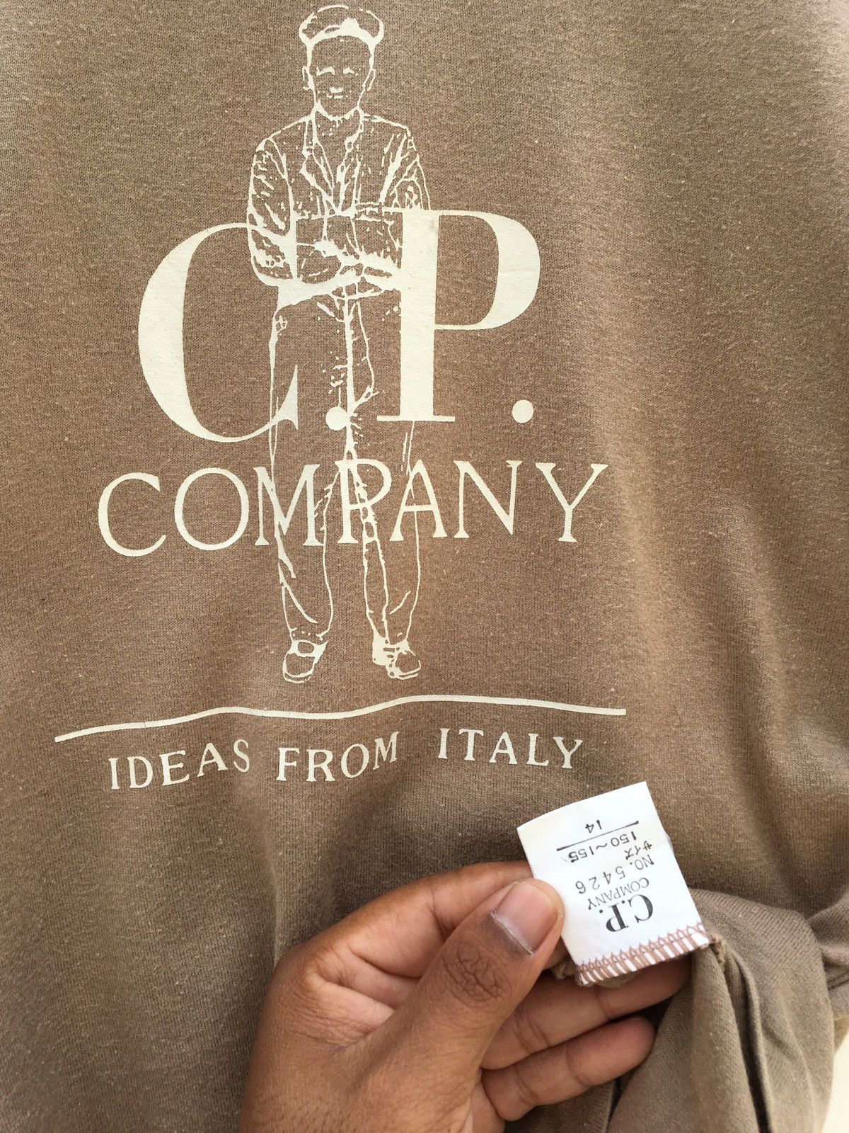 C.P. Company Rare Vintage C.P Company Logo Plain Tshirt Size US S / EU 44-46 / 1 - 10 Thumbnail
