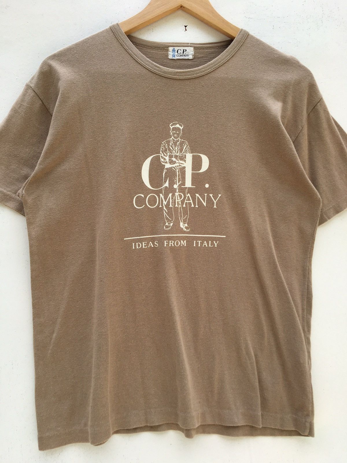 C.P. Company Rare Vintage C.P Company Logo Plain Tshirt Size US S / EU 44-46 / 1 - 5 Thumbnail