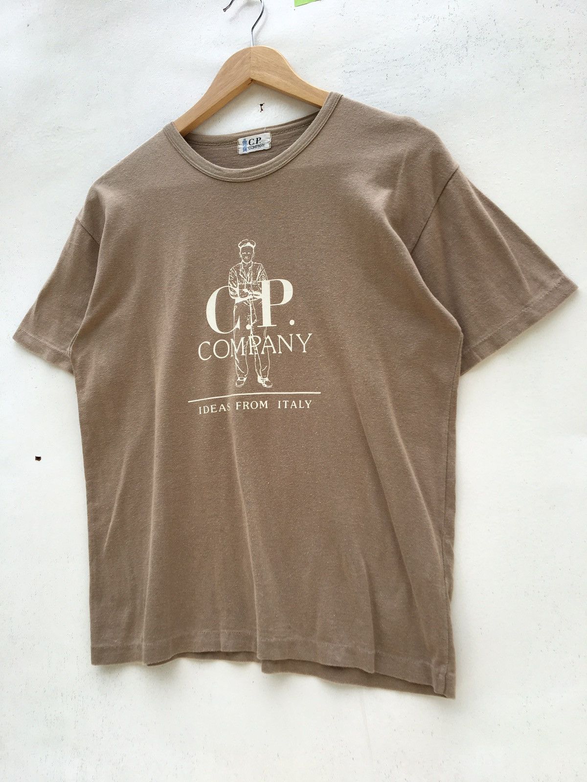C.P. Company Rare Vintage C.P Company Logo Plain Tshirt Size US S / EU 44-46 / 1 - 4 Thumbnail