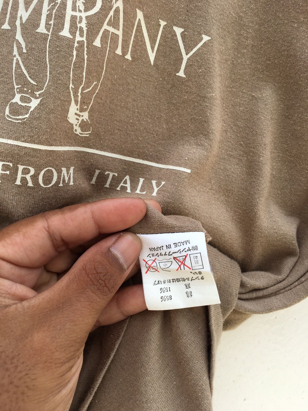 C.P. Company Rare Vintage C.P Company Logo Plain Tshirt Size US S / EU 44-46 / 1 - 11 Thumbnail