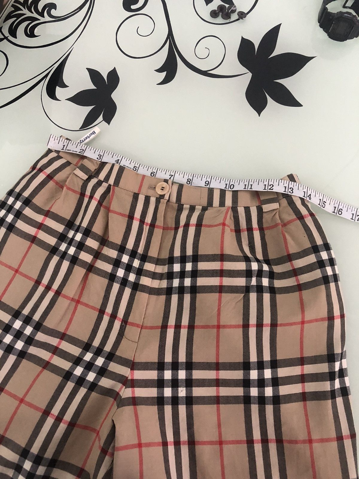 Burberry Vintage Burberry Nova Check Distressed Trousers Pants Size 27" / US 4 / IT 40 - 18 Thumbnail