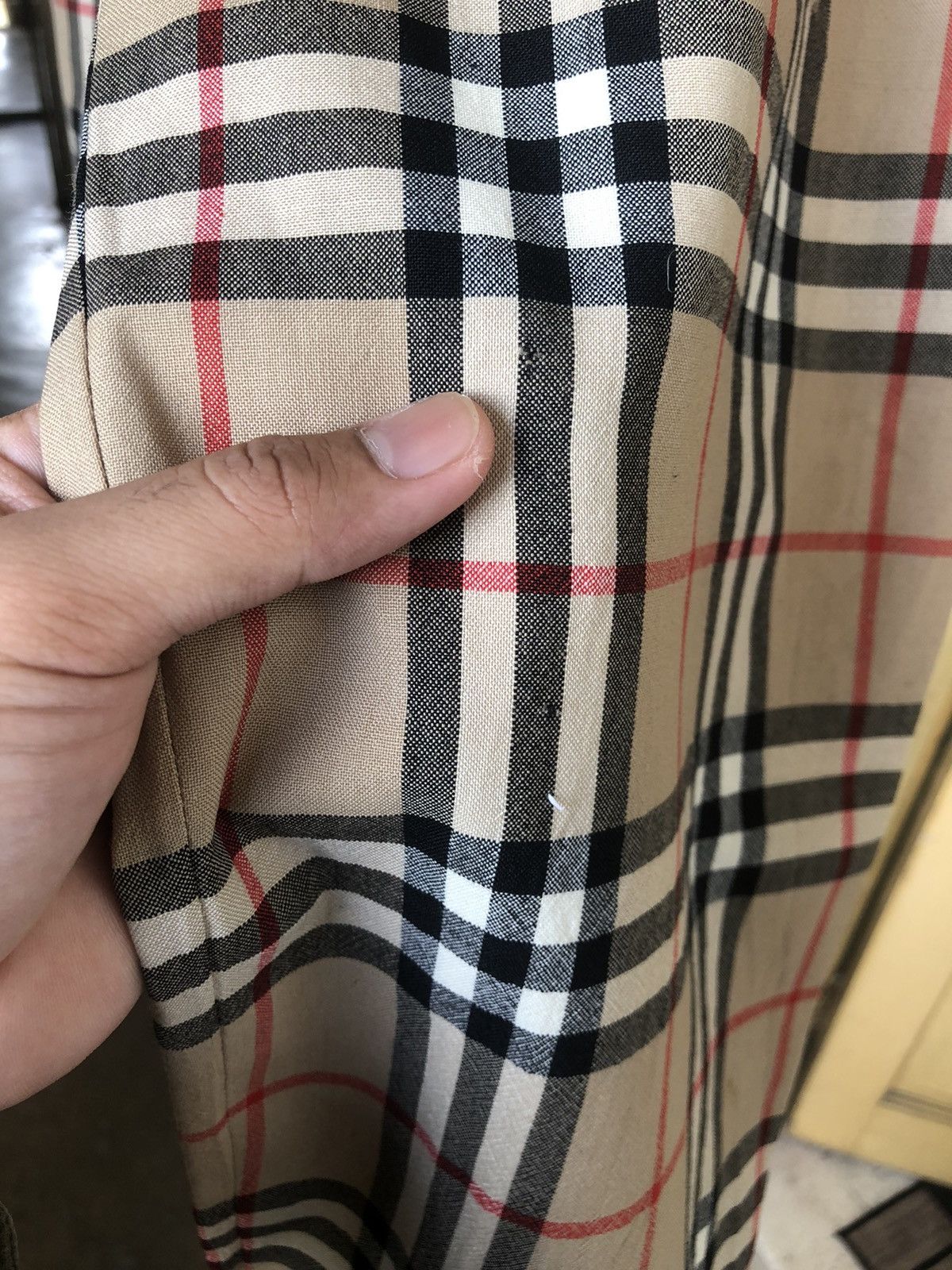 Burberry Vintage Burberry Nova Check Distressed Trousers Pants Size 27" / US 4 / IT 40 - 7 Thumbnail
