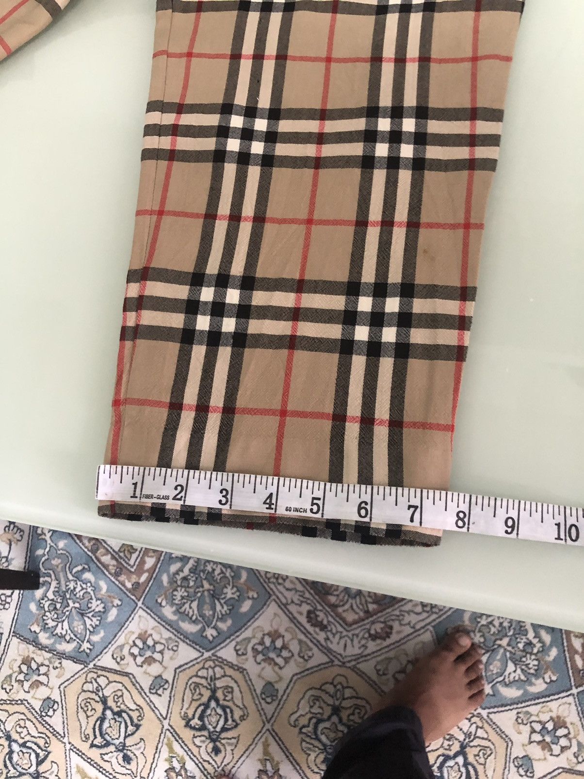 Burberry Vintage Burberry Nova Check Distressed Trousers Pants Size 27" / US 4 / IT 40 - 23 Thumbnail