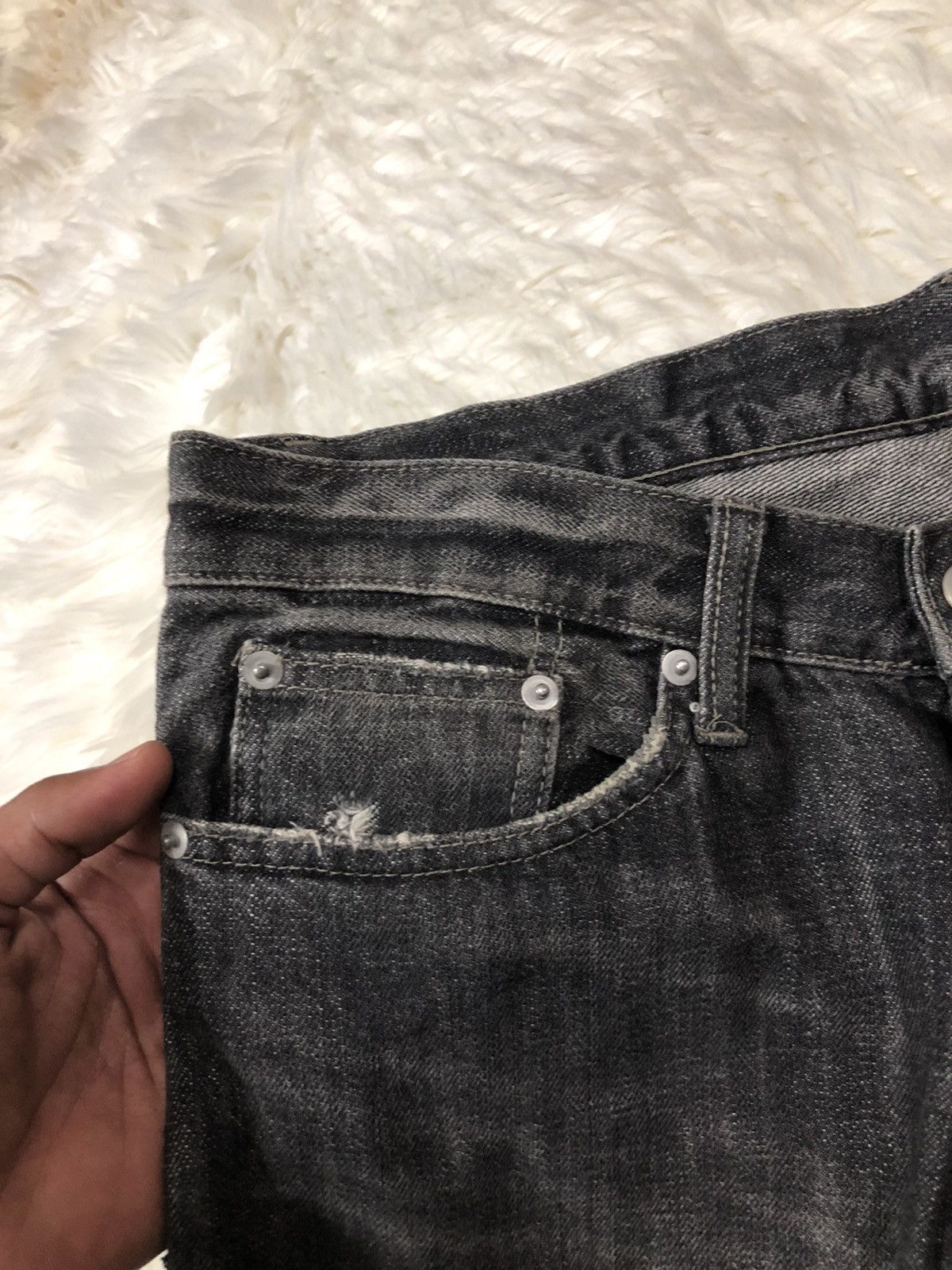 Japanese Brand Restrict by Abx Japanese distressed denim Size US 33 - 4 Thumbnail
