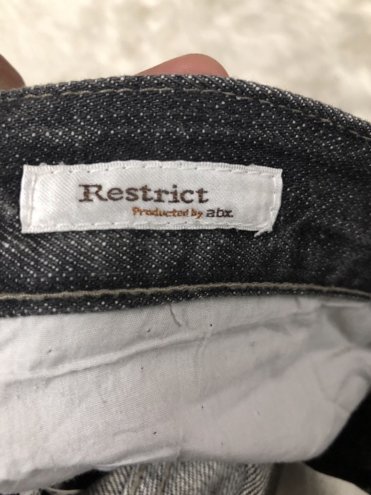Japanese Brand Restrict by Abx Japanese distressed denim Size US 33 - 8 Thumbnail
