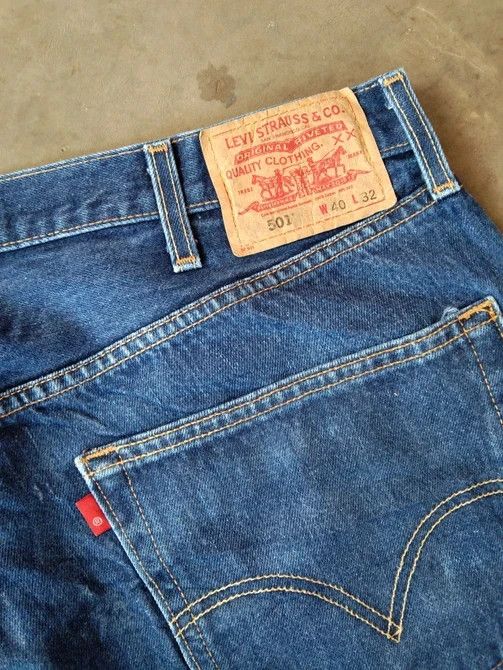 Levi's Vintage Levi's 501 Jeans 38x31 Size US 38 / EU 54 - 4 Thumbnail