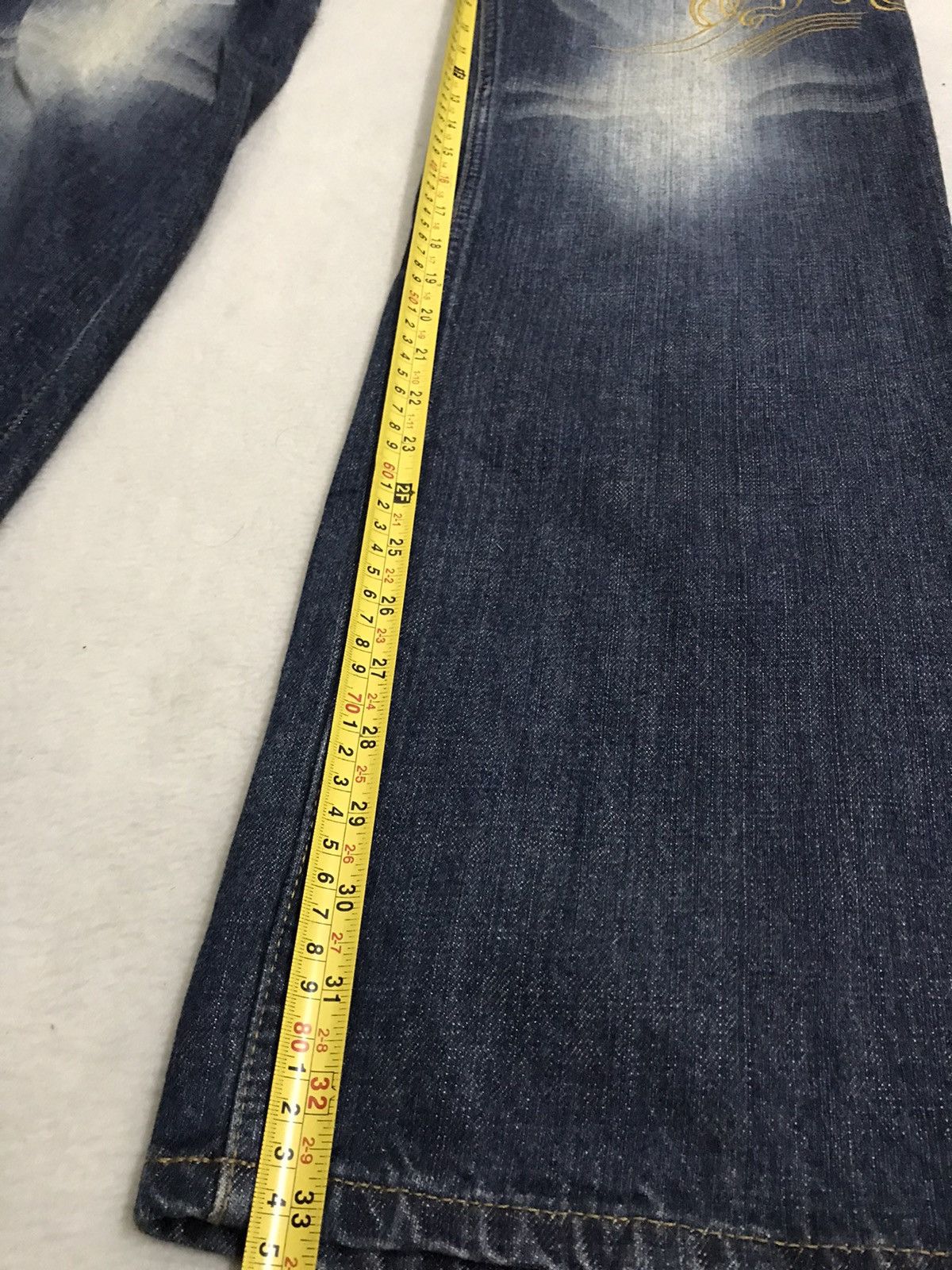 Designer × Japanese Brand Karakuri Sukajan Jeans Multipocket Yakuza Style Nice Design Size US 35 - 20 Thumbnail