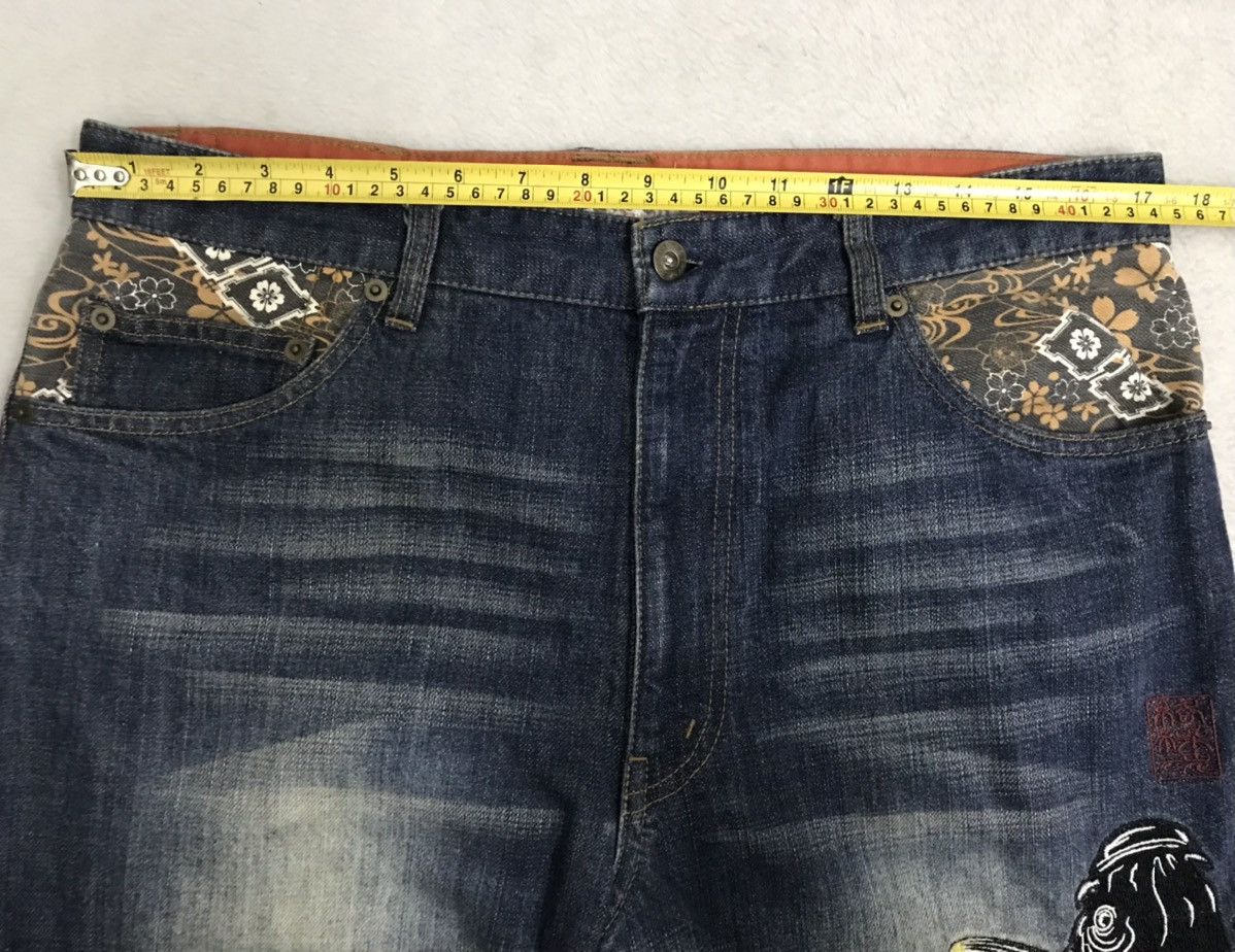 Designer × Japanese Brand Karakuri Sukajan Jeans Multipocket Yakuza Style Nice Design Size US 35 - 15 Thumbnail