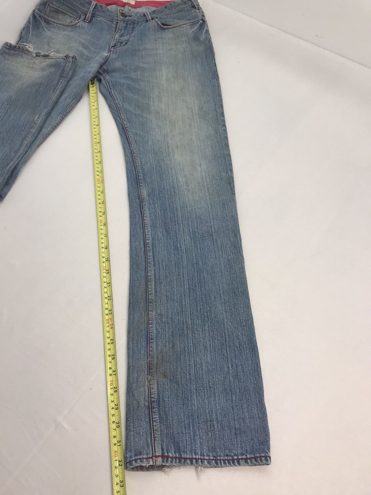 Japanese Brand Hiromichi nakano Jeans sun faded Size US 30 / EU 46 - 19 Thumbnail