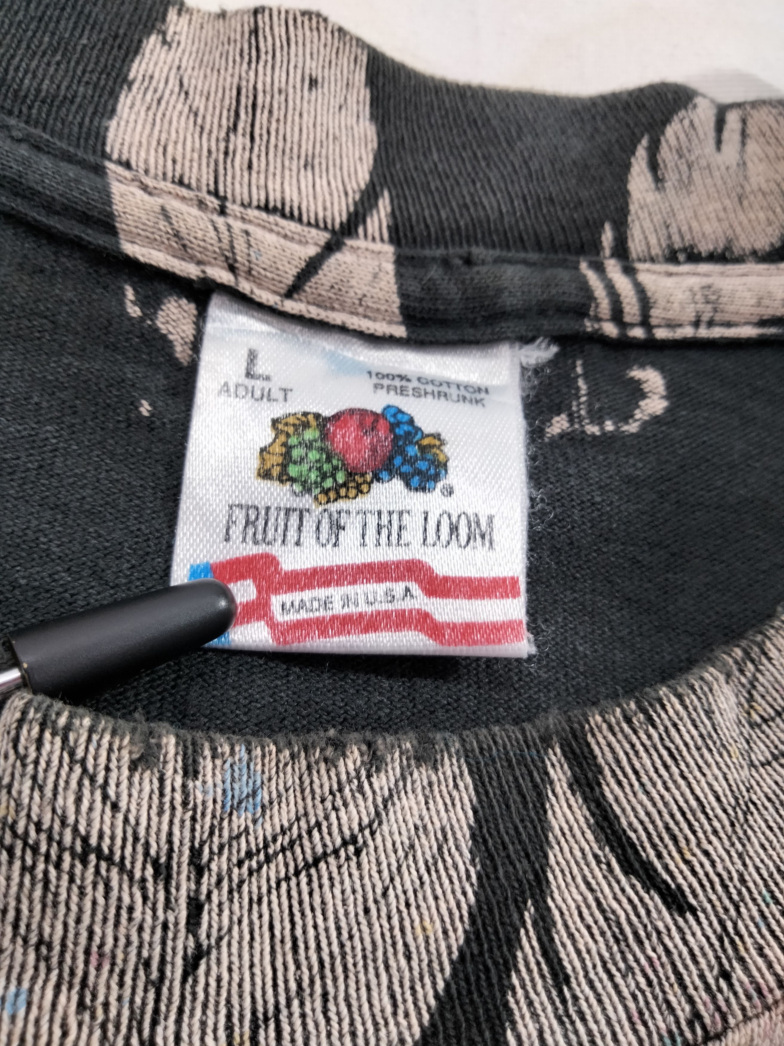 Fruit Of The Loom × Harley Davidson × Vintage Vintage 90s Black hills Rally T shirt over print Size US L / EU 52-54 / 3 - 8 Thumbnail