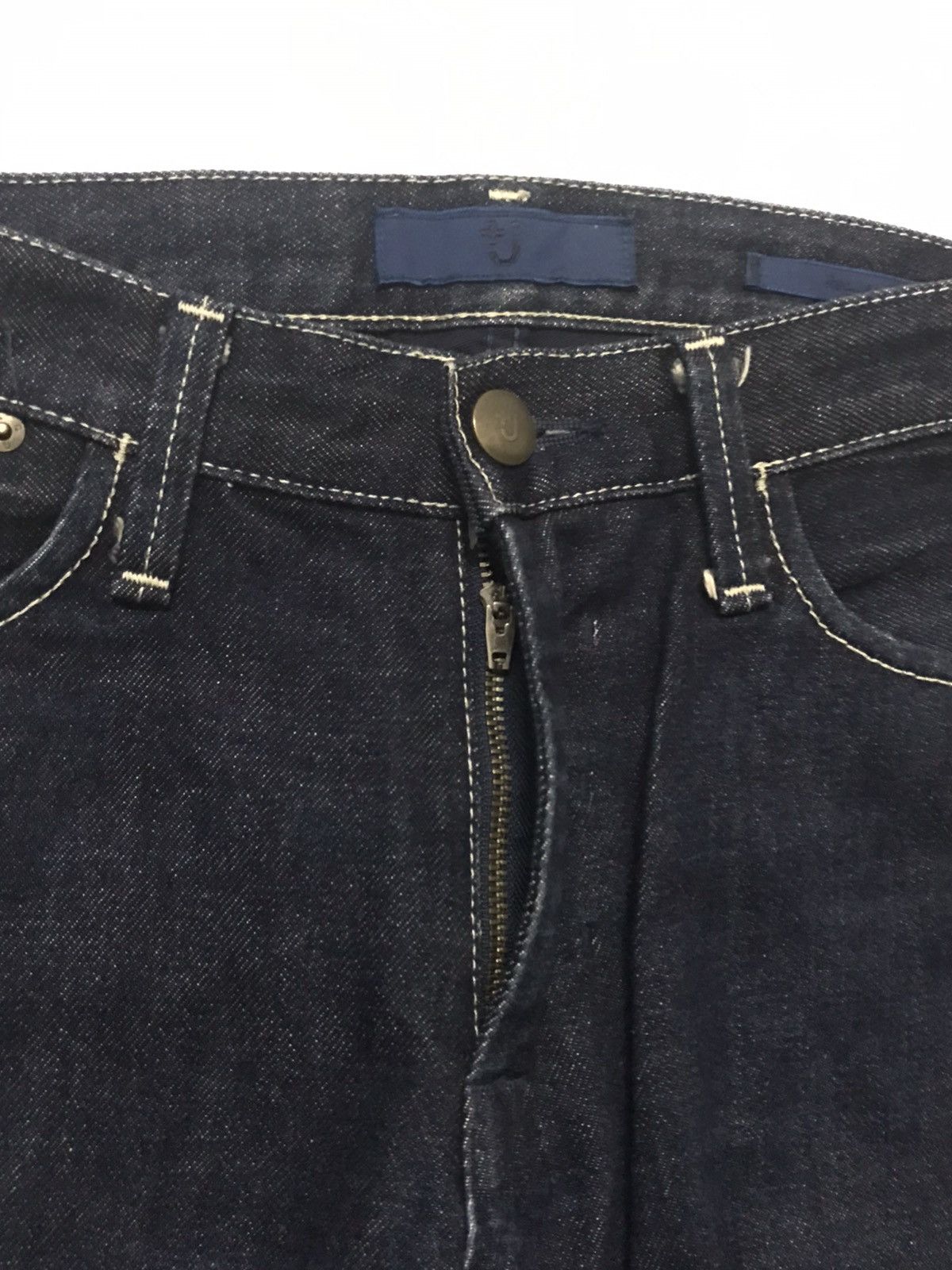 Designer × Jil Sander × Uniqlo Uniqlo x Jil Sander Blue Denim Straight Cut Jeans Size US 31 - 3 Thumbnail