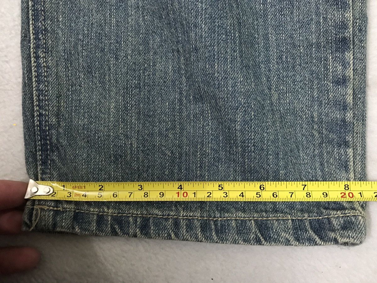 Designer × Japanese Brand Double Waist Distressed Jeans Nice Pattern and Design Size US 36 / EU 52 - 12 Thumbnail