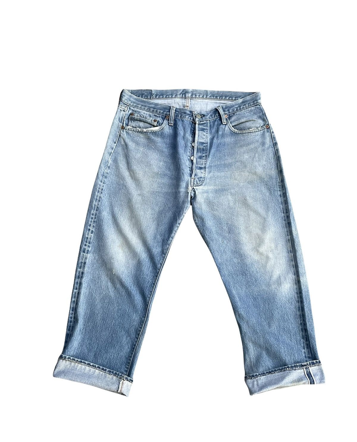 Levi's Vintage Levis 501e Redline 1978 Aging & Distressed Size US 36 / EU 52 - 1 Thumbnail