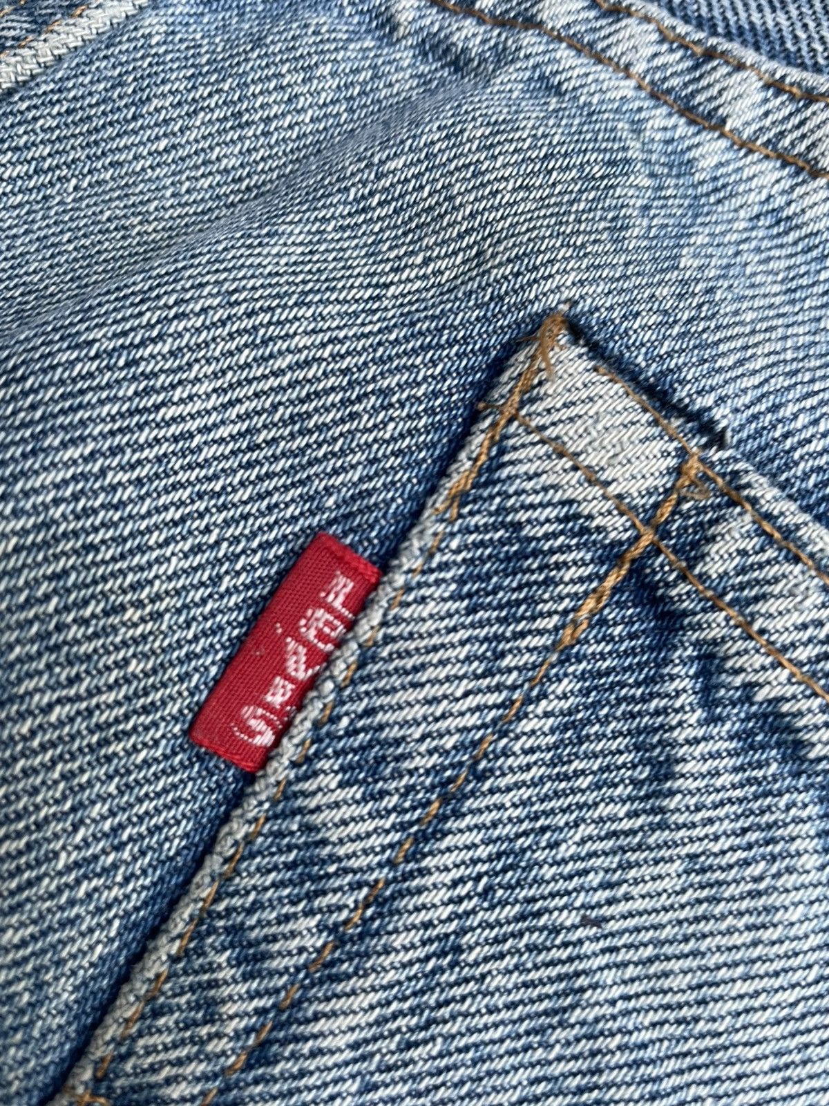 Levi's Vintage Levis 501e Redline 1978 Aging & Distressed Size US 36 / EU 52 - 9 Thumbnail