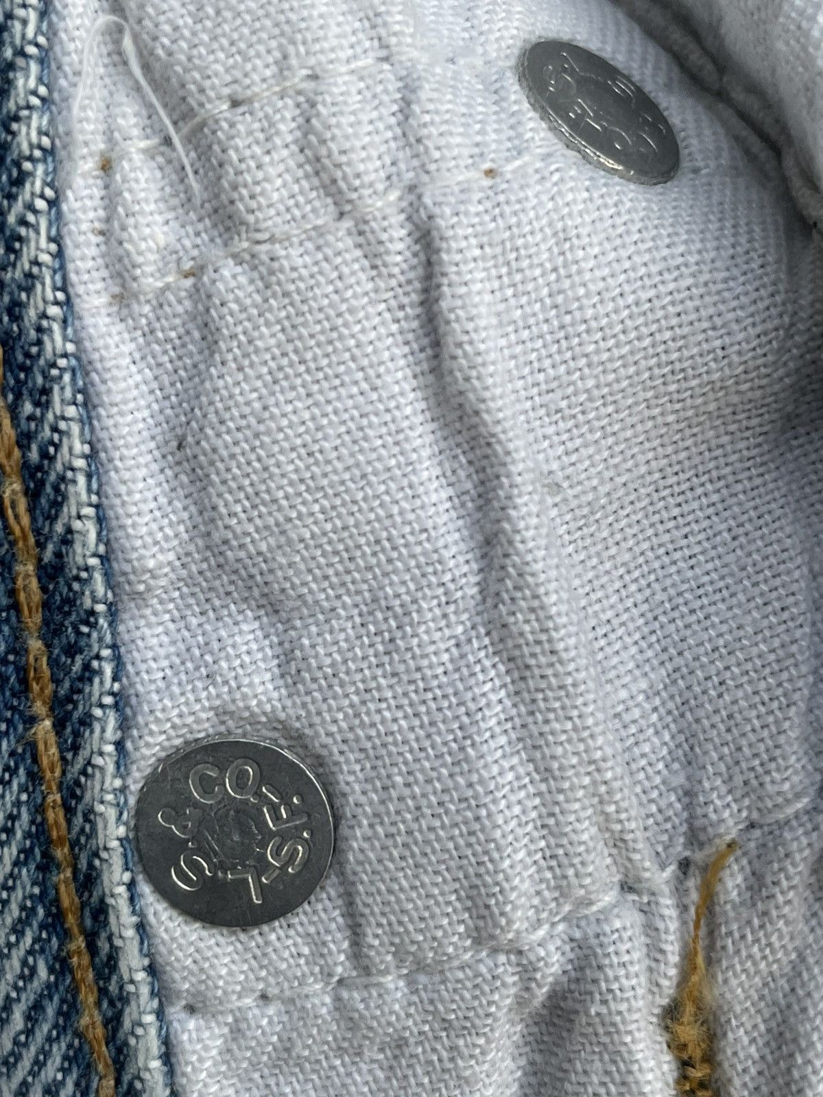 Levi's Vintage Levis 501e Redline 1978 Aging & Distressed Size US 36 / EU 52 - 12 Thumbnail