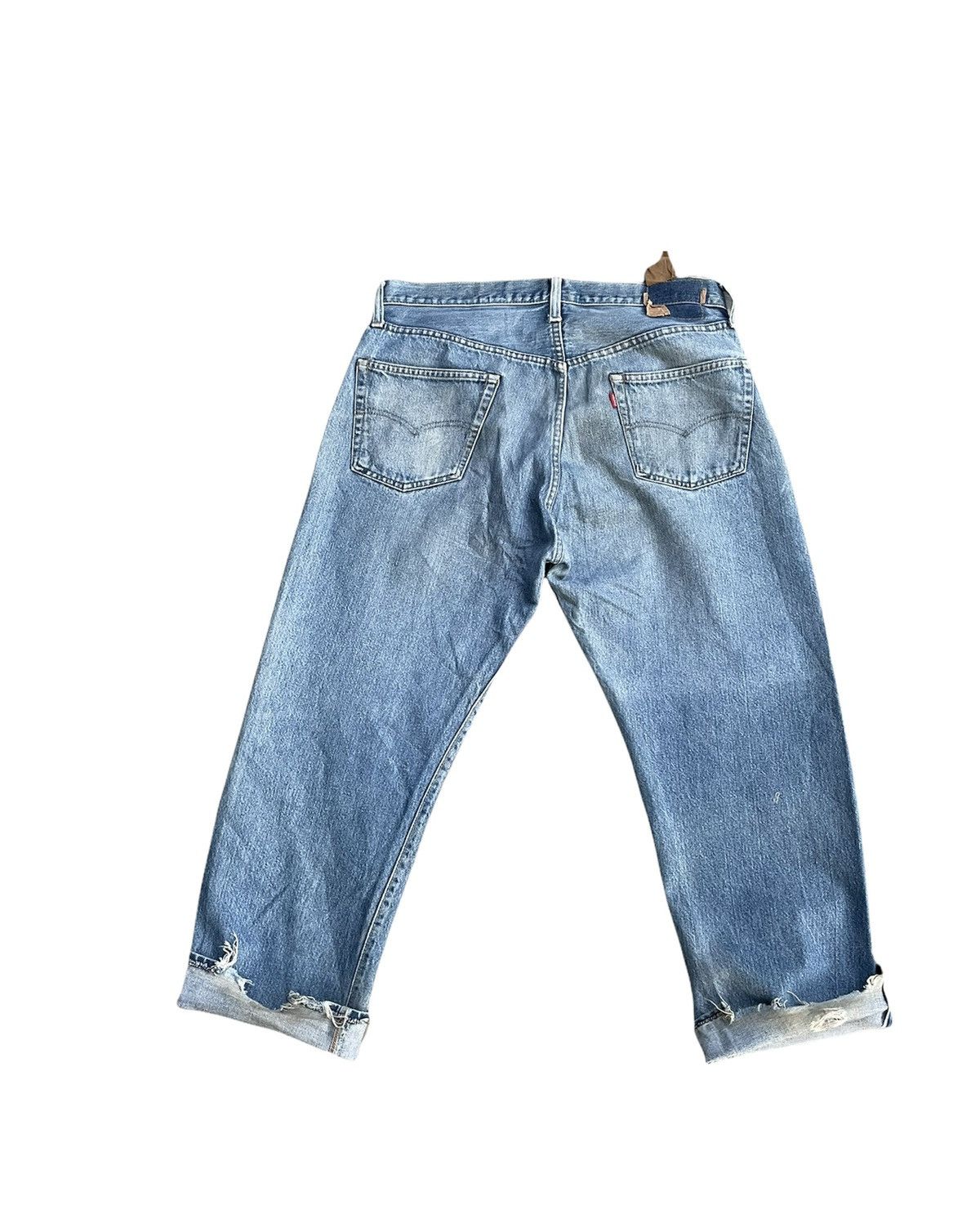 Levi's Vintage Levis 501e Redline 1978 Aging & Distressed Size US 36 / EU 52 - 4 Thumbnail