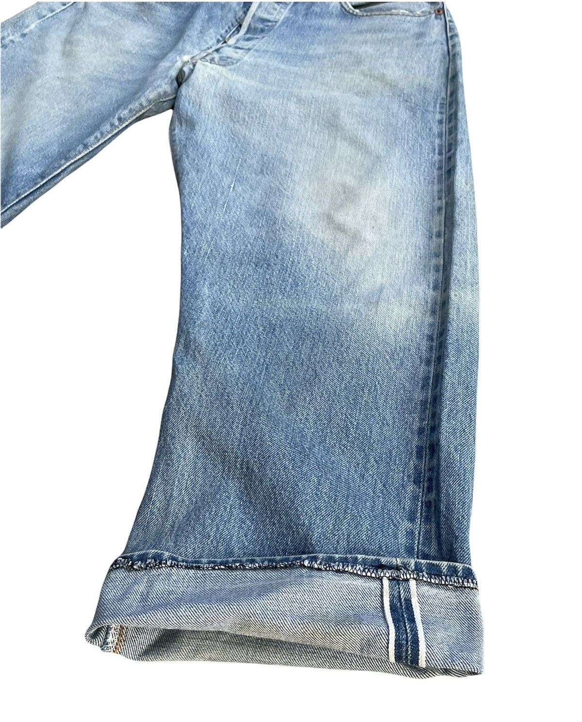 Levi's Vintage Levis 501e Redline 1978 Aging & Distressed Size US 36 / EU 52 - 2 Thumbnail