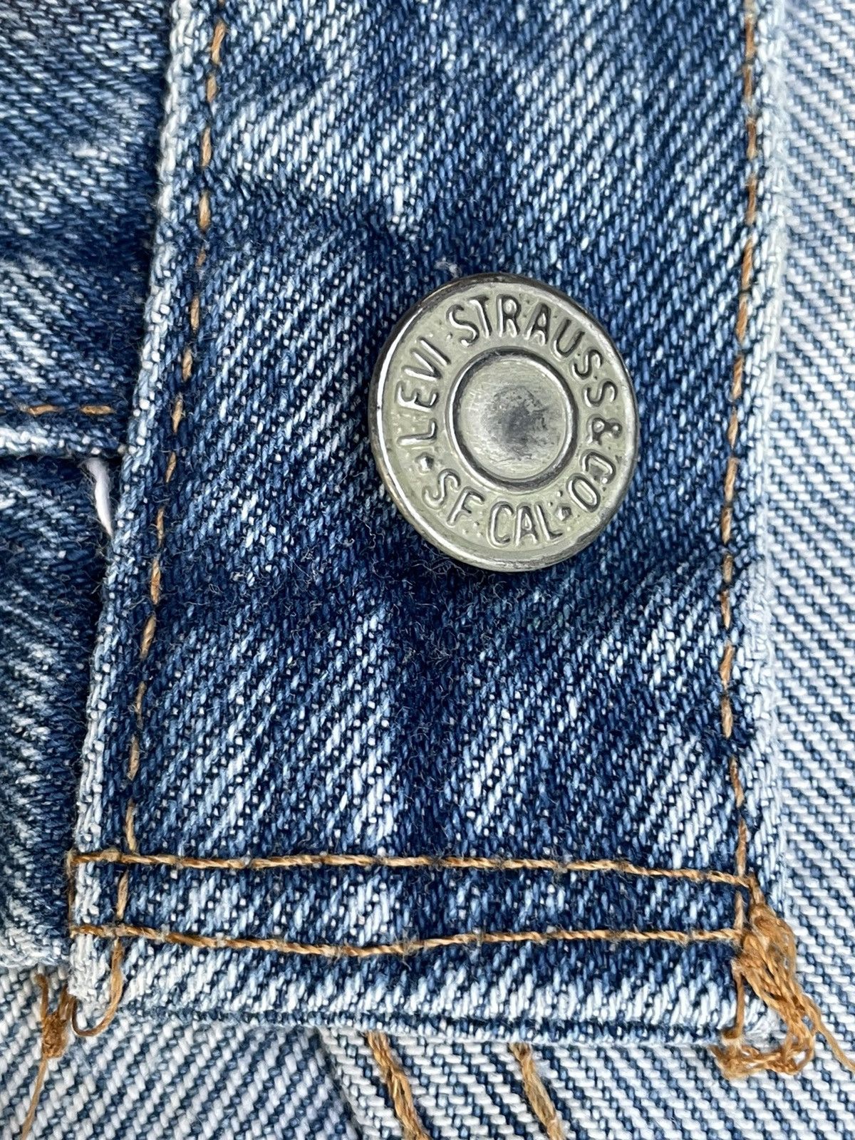 Levi's Vintage Levis 501e Redline 1978 Aging & Distressed Size US 36 / EU 52 - 17 Thumbnail