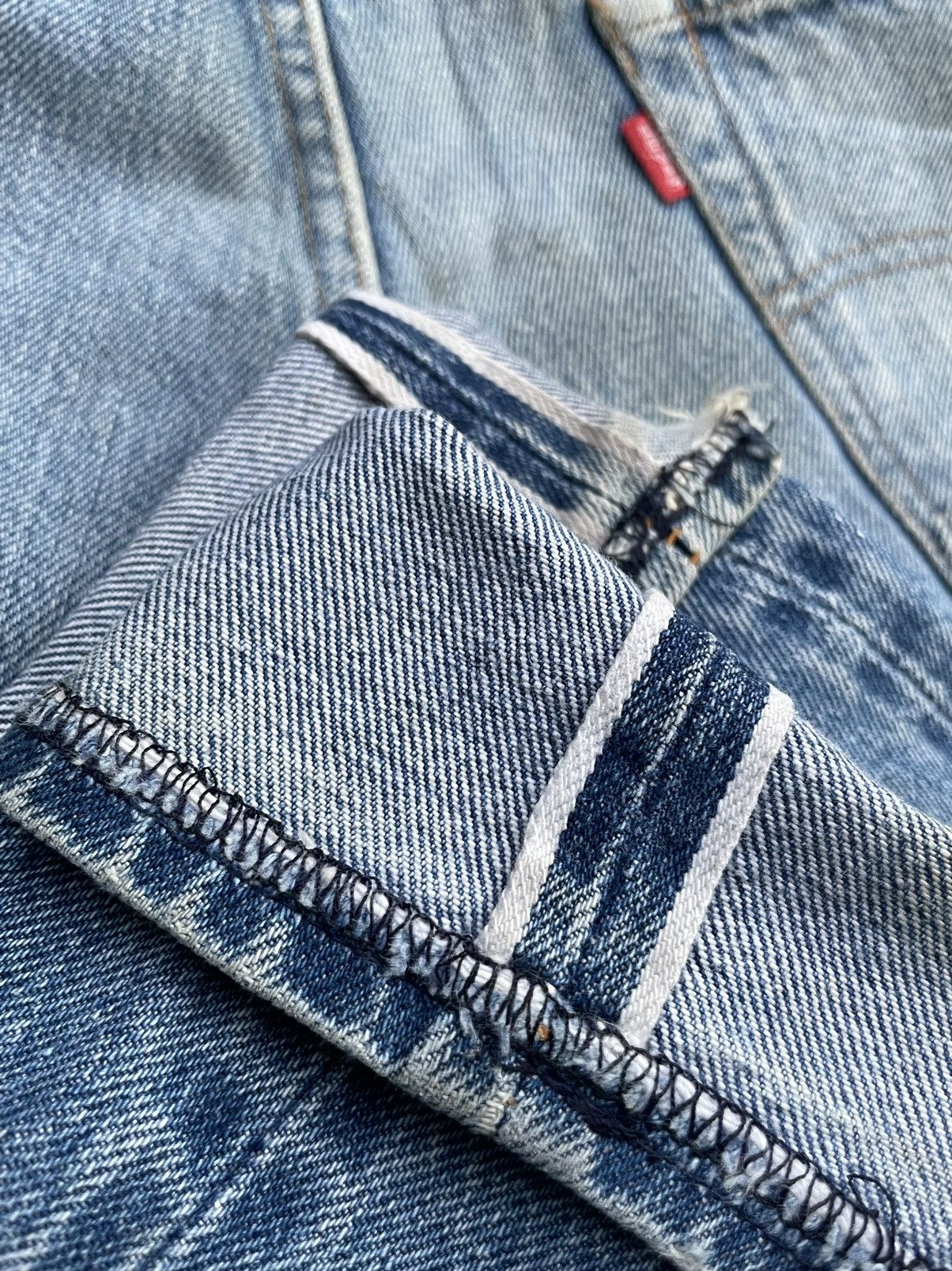 Levi's Vintage Levis 501e Redline 1978 Aging & Distressed Size US 36 / EU 52 - 7 Thumbnail
