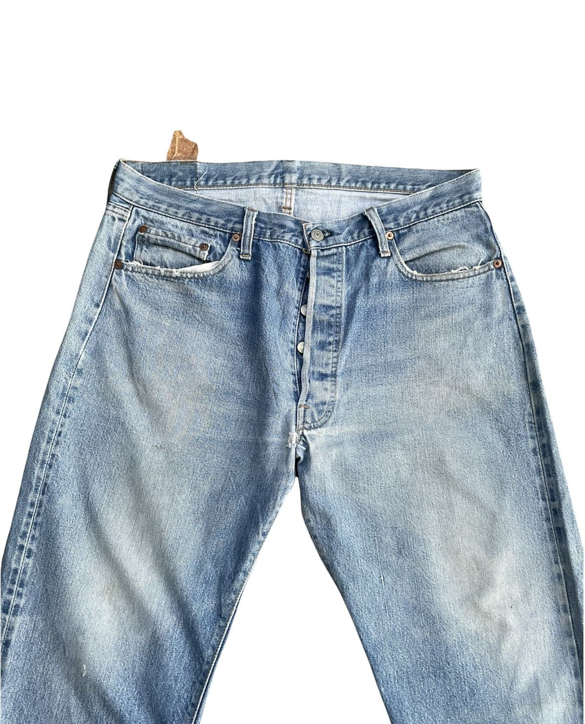 Levi's Vintage Levis 501e Redline 1978 Aging & Distressed Size US 36 / EU 52 - 3 Thumbnail
