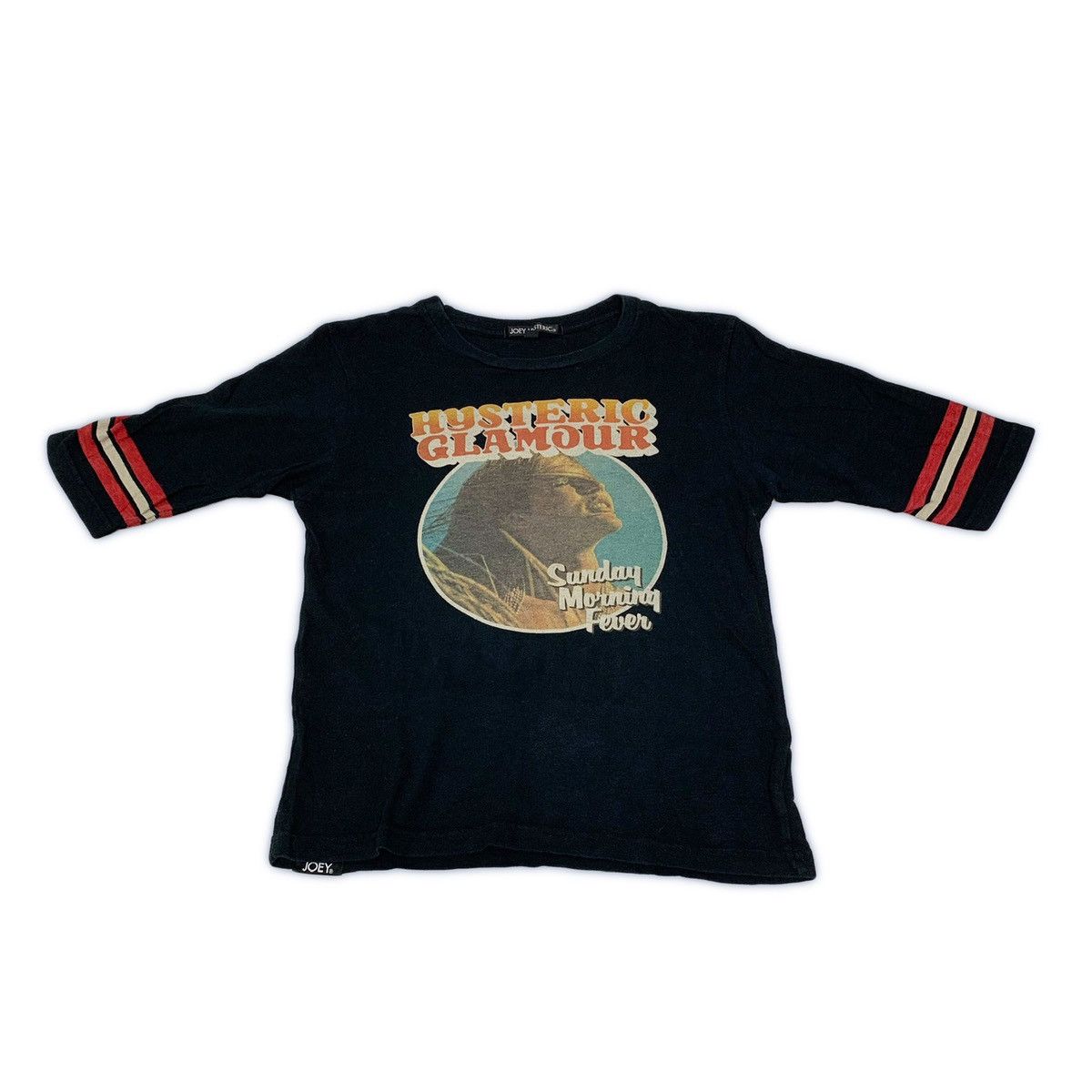 Hysteric Glamour × Japanese Brand × Vintage Hysteric Glamour Joey Hysteric 3/4 sleeve tee Size US S / EU 44-46 / 1 - 2 Thumbnail
