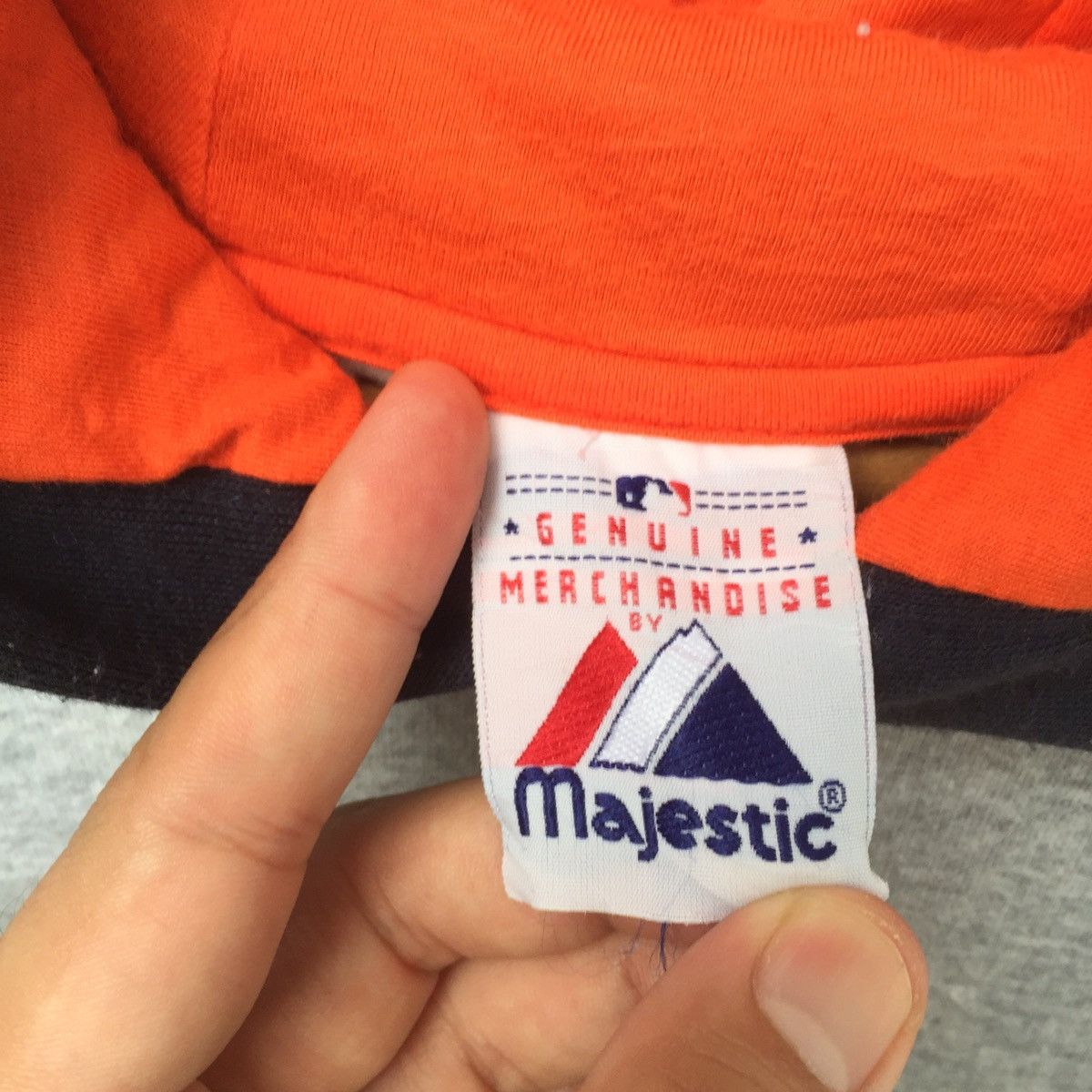 Majestic Detroit by Majestic Big Logo Hoodie | Embroidered | M | Swag Size US M / EU 48-50 / 2 - 3 Thumbnail