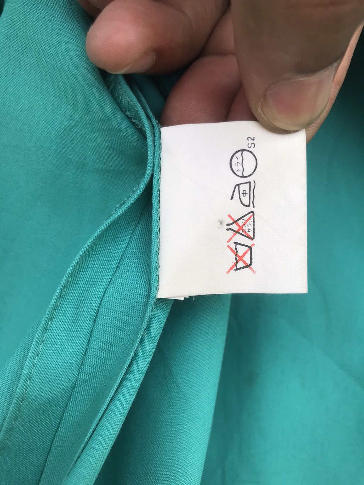 Yves Saint Laurent YSL Yves Saint Laurent Teal A-Line Coat - YKK Zip, Rare Find Size L / US 10 / IT 46 - 11 Thumbnail