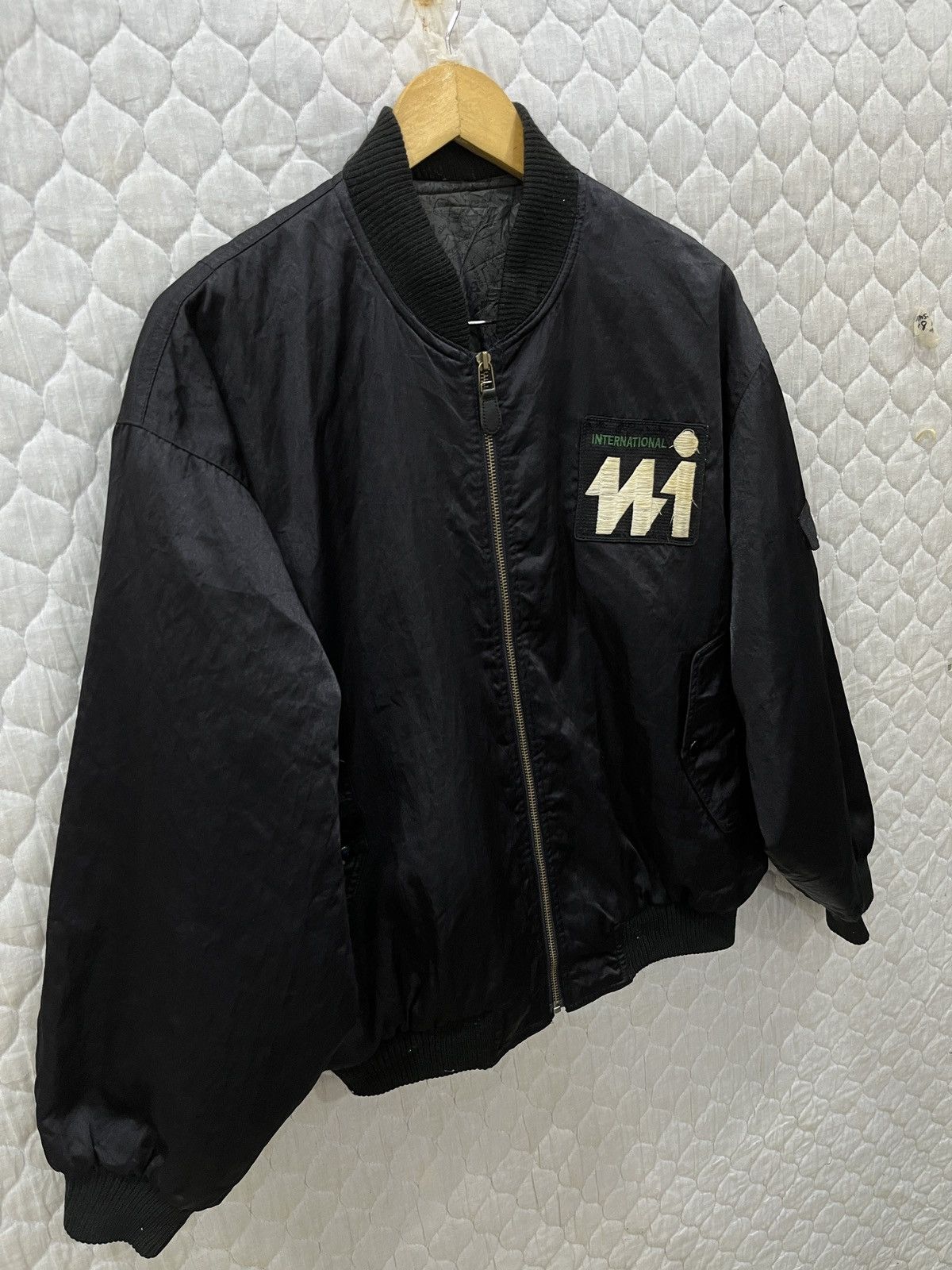 Japanese Brand (Zzz). DEVILLS UOMO BOMBER JACKET Size US M / EU 48-50 / 2 - 3 Thumbnail