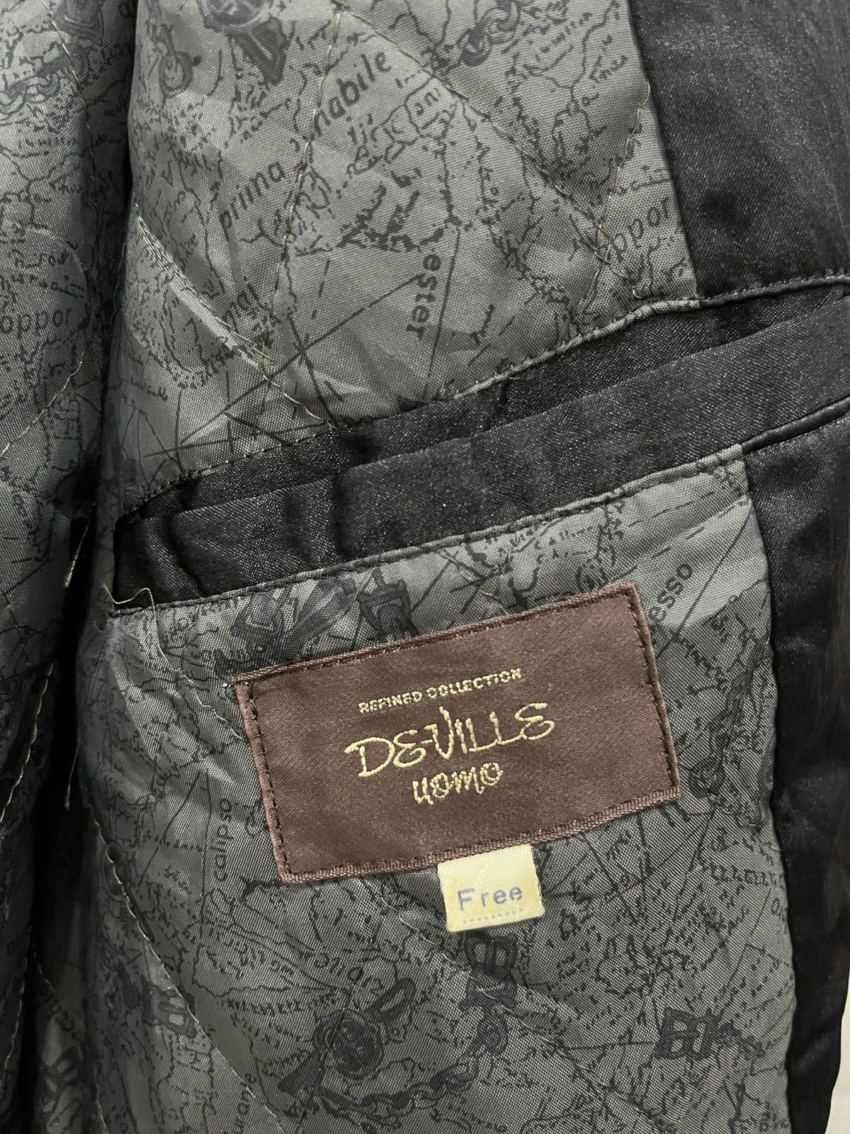 Japanese Brand (Zzz). DEVILLS UOMO BOMBER JACKET Size US M / EU 48-50 / 2 - 8 Thumbnail