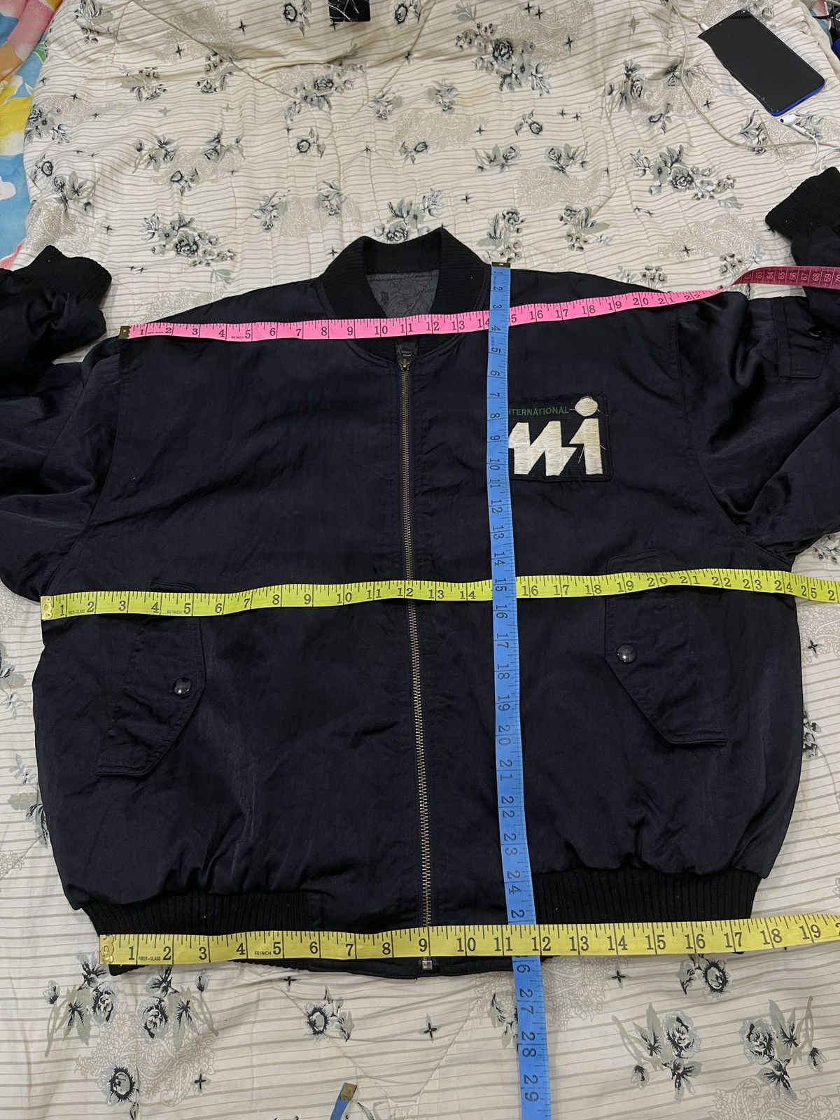 Japanese Brand (Zzz). DEVILLS UOMO BOMBER JACKET Size US M / EU 48-50 / 2 - 13 Thumbnail