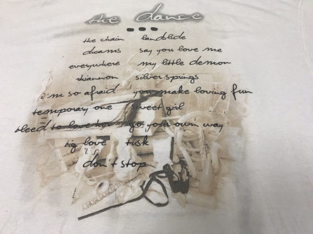 Band Tees × Vintage Vintage Tee Fleetwood Mac 90s Band Neverworn Deadstock XL Size US XL / EU 56 / 4 - 3 Thumbnail